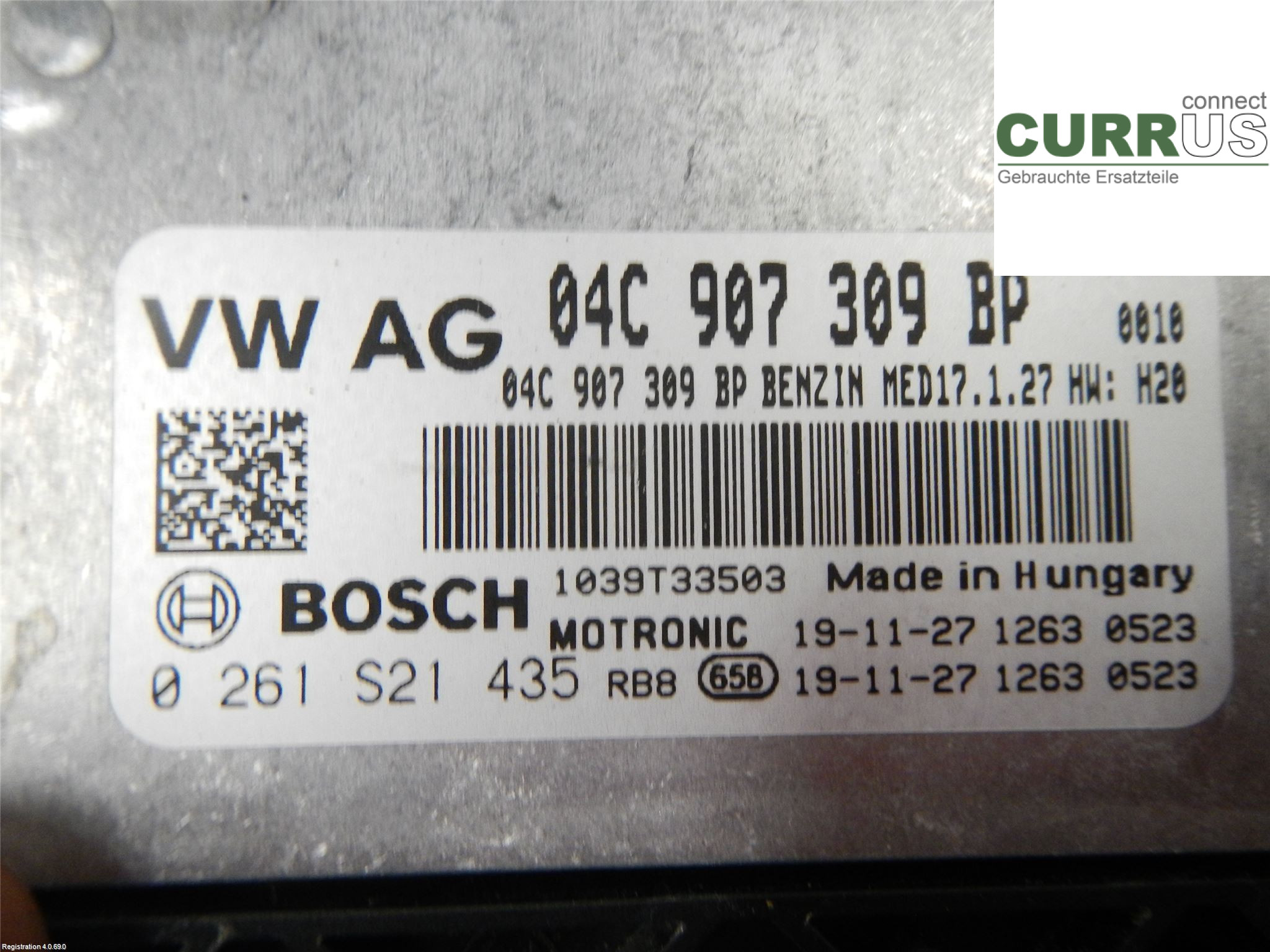 SKODA OCTAVIA  13-20 Unité de contrôle moteur (ECU) 04C906025BA 1.0L DKRF