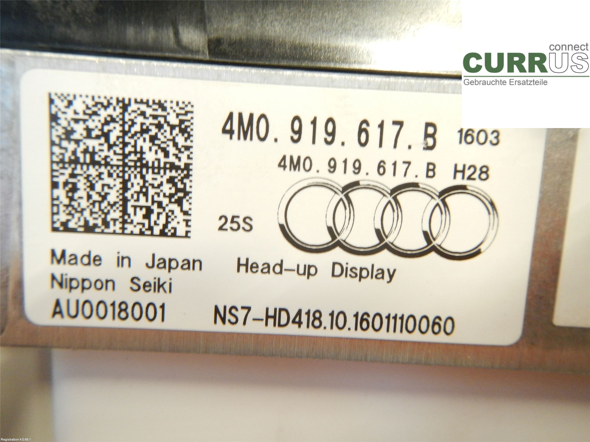 AUDI Q7/SQ7 car-part-types.display 4M0919617B 4.0L CZAC