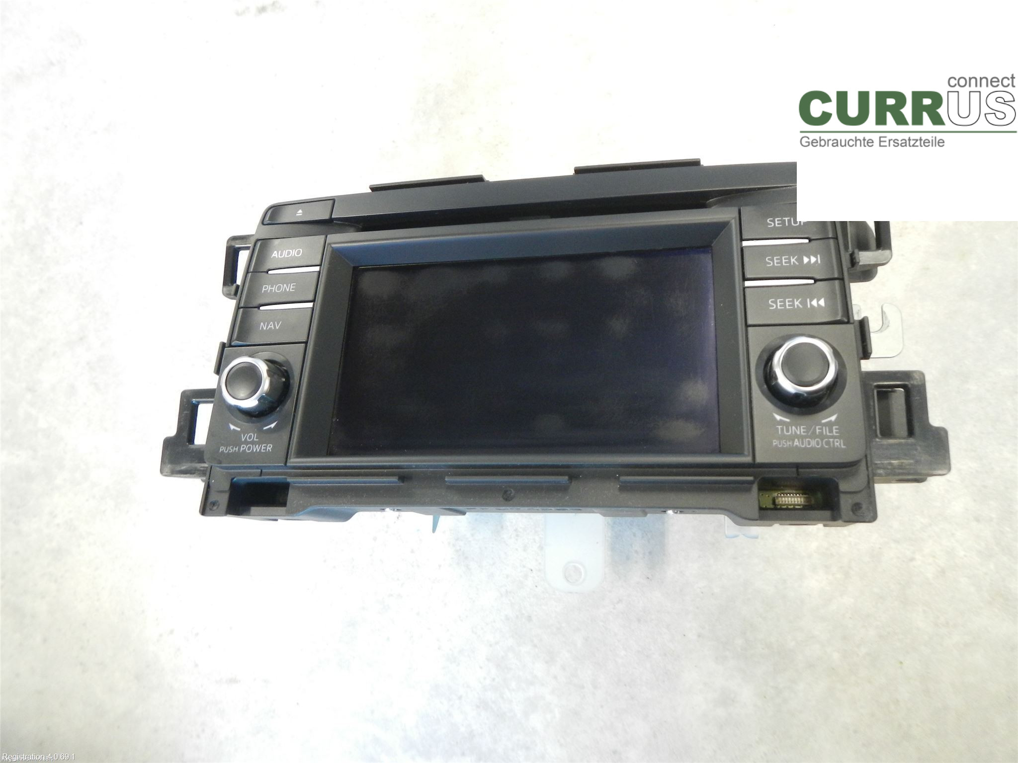 MAZDA 6          13- Radio CD /Multimediapanel GHR9-66-DV0A 2.2 SH-VPTS