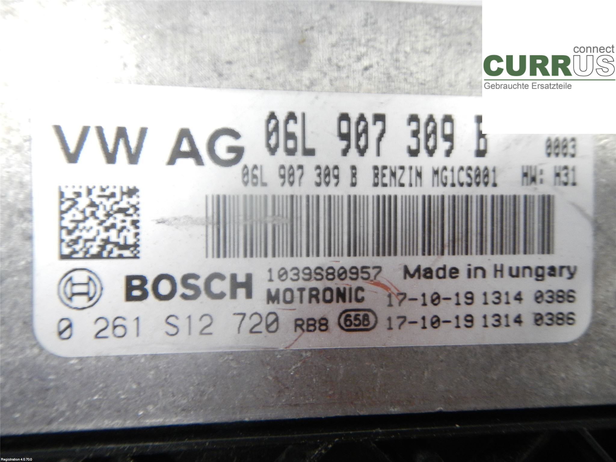 VW T-ROC  18- Engine Control Unit (ECU) 81A907115 2.0L CZPB