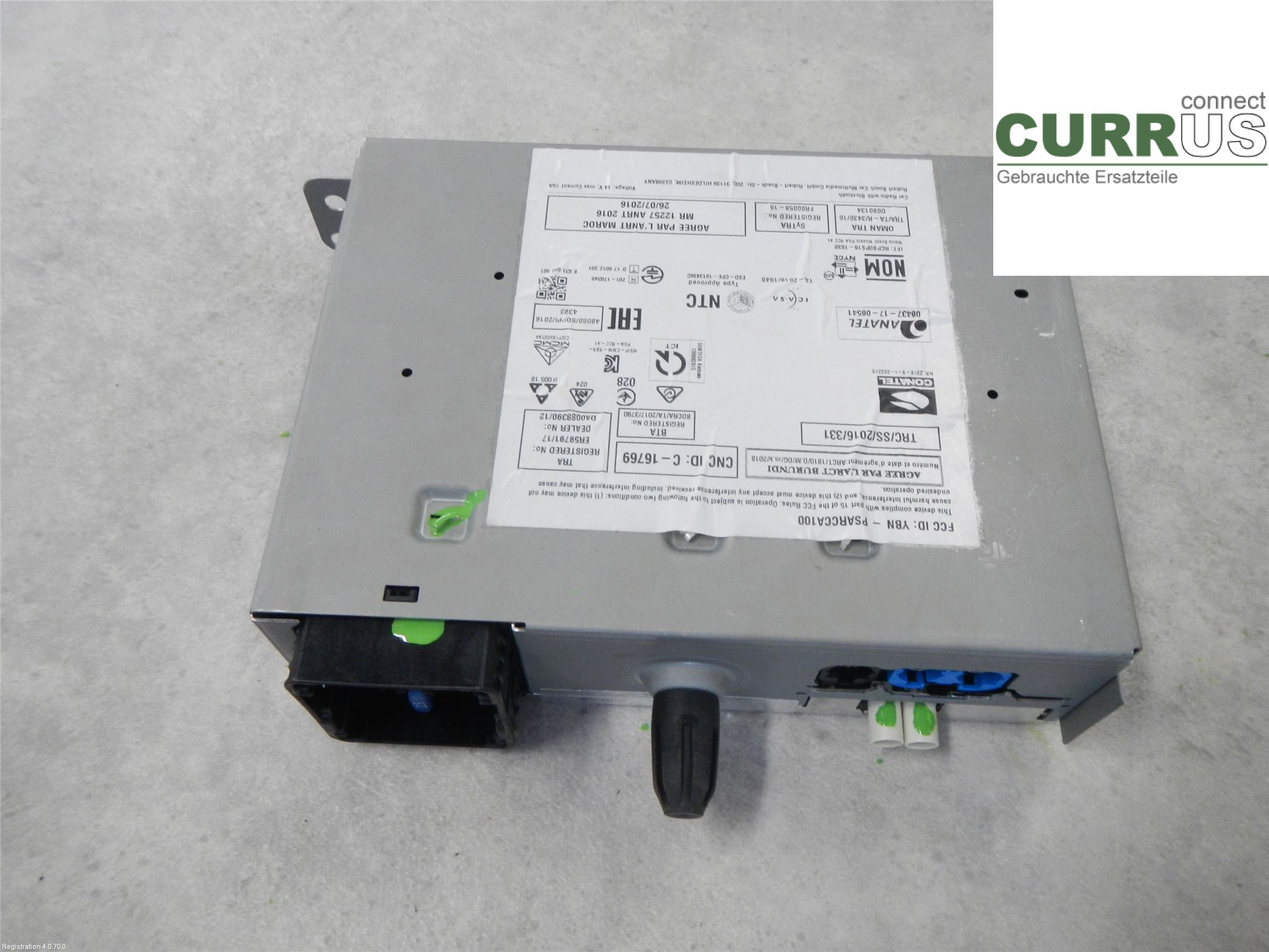 PEUGEOT EXPERT  17- Radio CD / Multimedia panel 1641468780 2.0L AHK