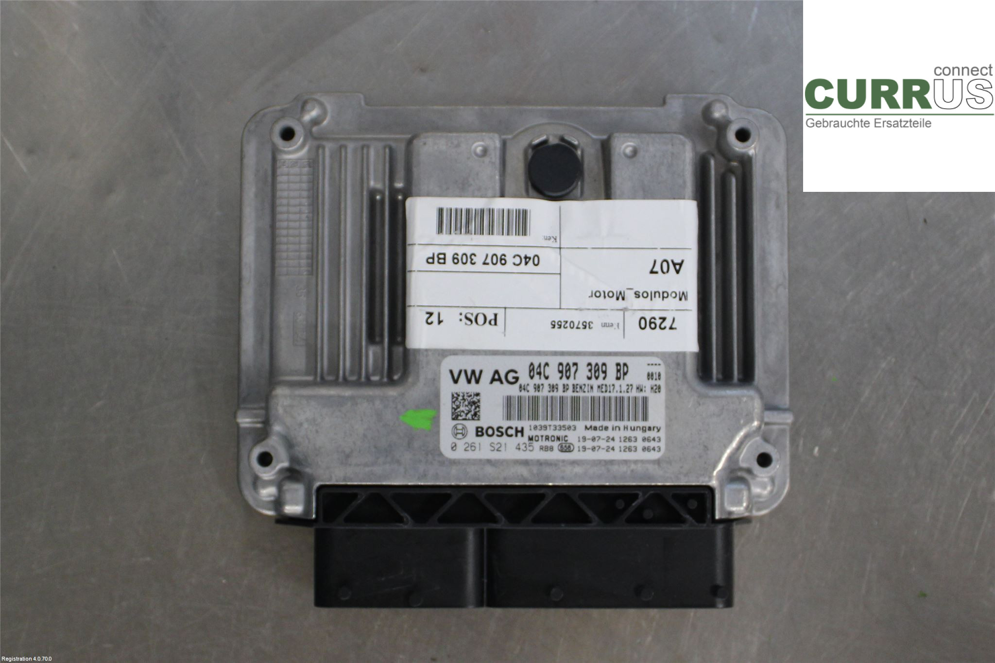 VW T-ROC  18- Engine Control Unit (ECU) 04C906025BC 1.0L DKRF