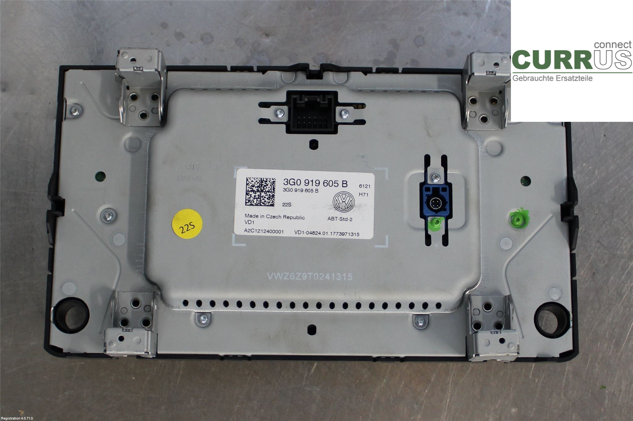 VW GOLF SPORTSVAN 15-20 Radio CD / Multimedia panel 3G0919605B 1.2L CYVB