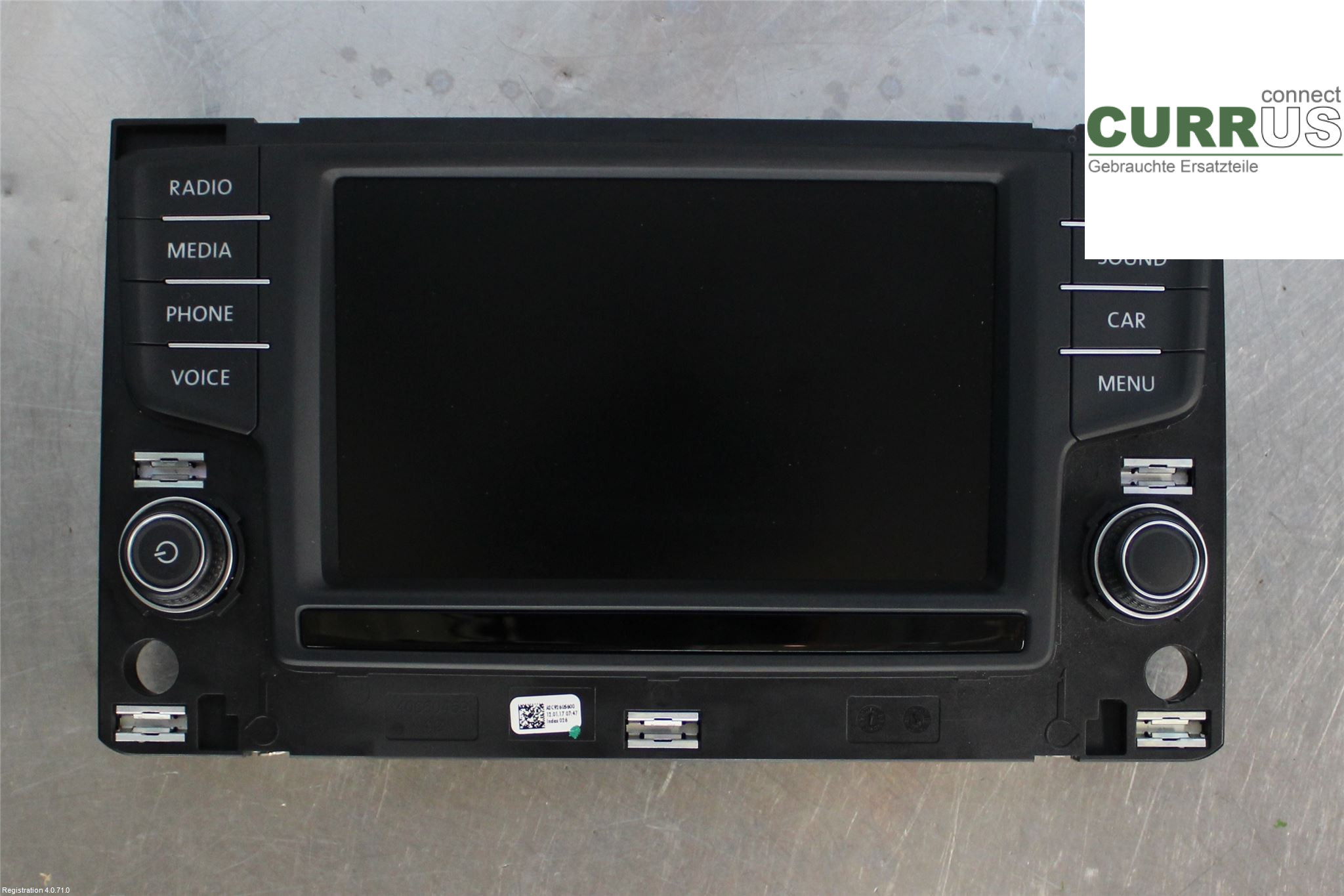 VW GOLF SPORTSVAN 15-20 Radio CD / Multimedia panel 3G0919605B 1.2L CYVB