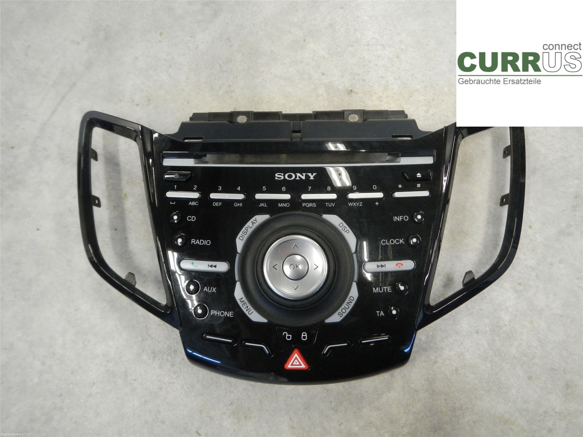 FORD FIESTA  13-17 Radio CD / panel multimedialny 1827431 1.0L M1JE