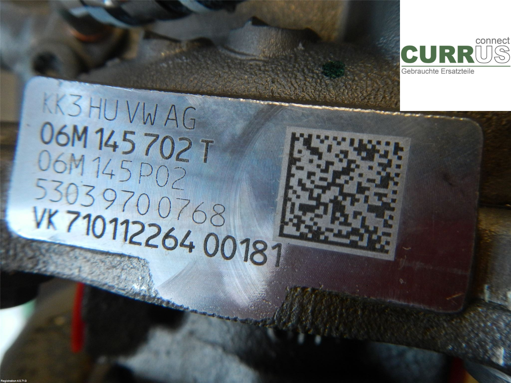 AUDI A4/S4 B9 20- Turbosprężarka 06M145702T 2.9L DECA