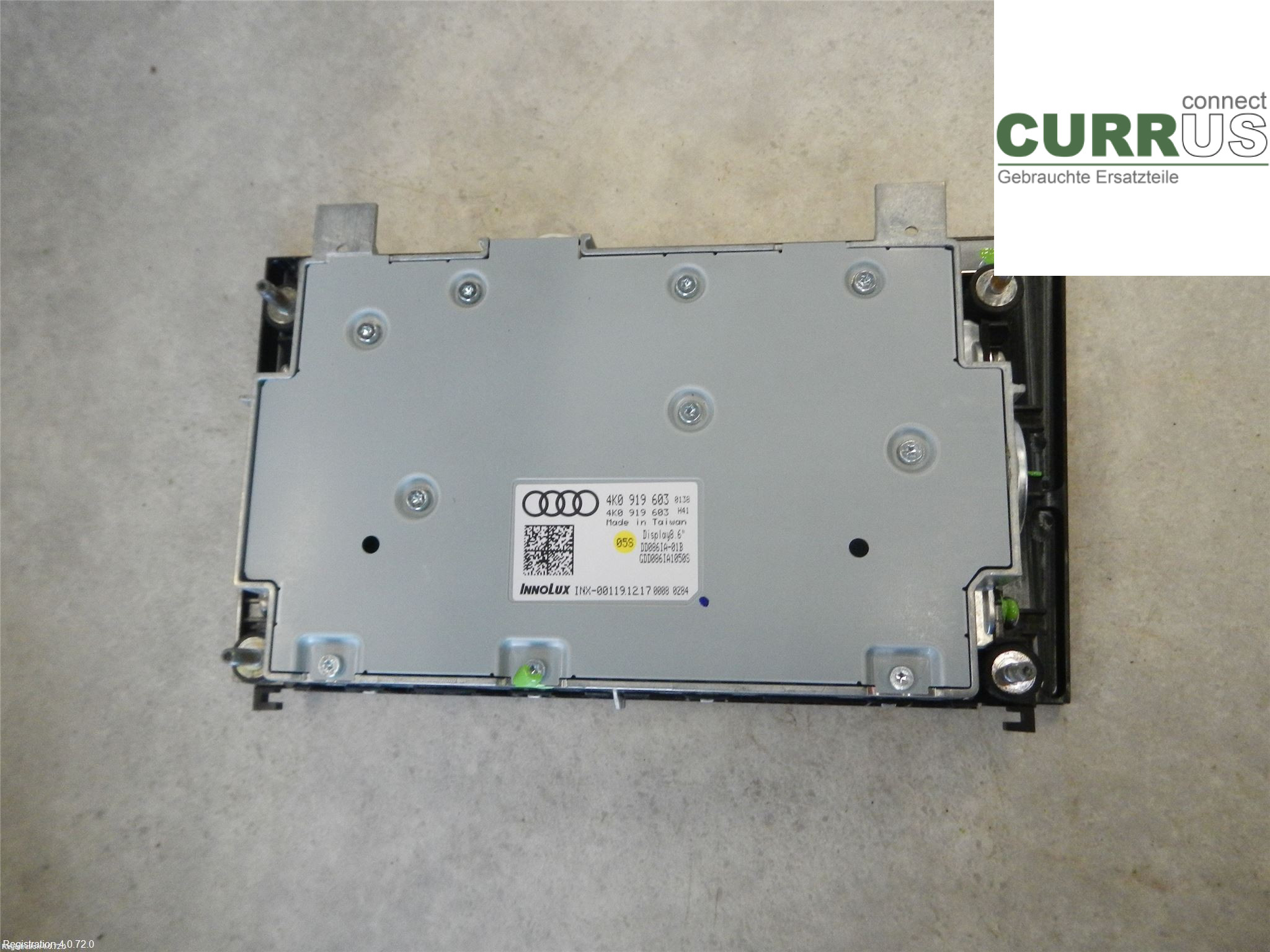 AUDI A7 Sportback 4K 18- Control display 4K0919603B 3.0L DLZA