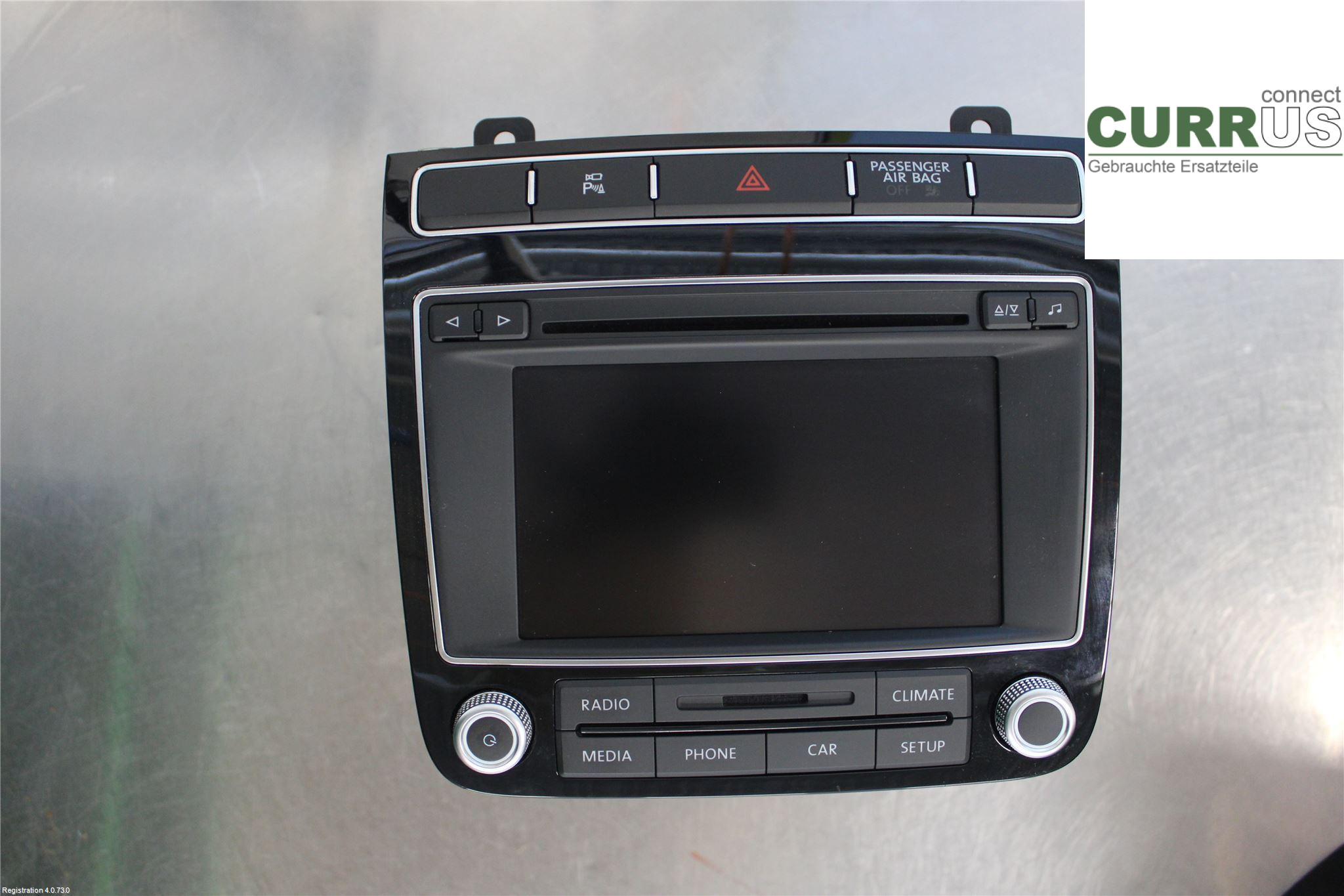 VW TOUAREG 7P  11-18 Radio-CD-/Multimedia-Panel 7P6035190C 3.0L CVWA
