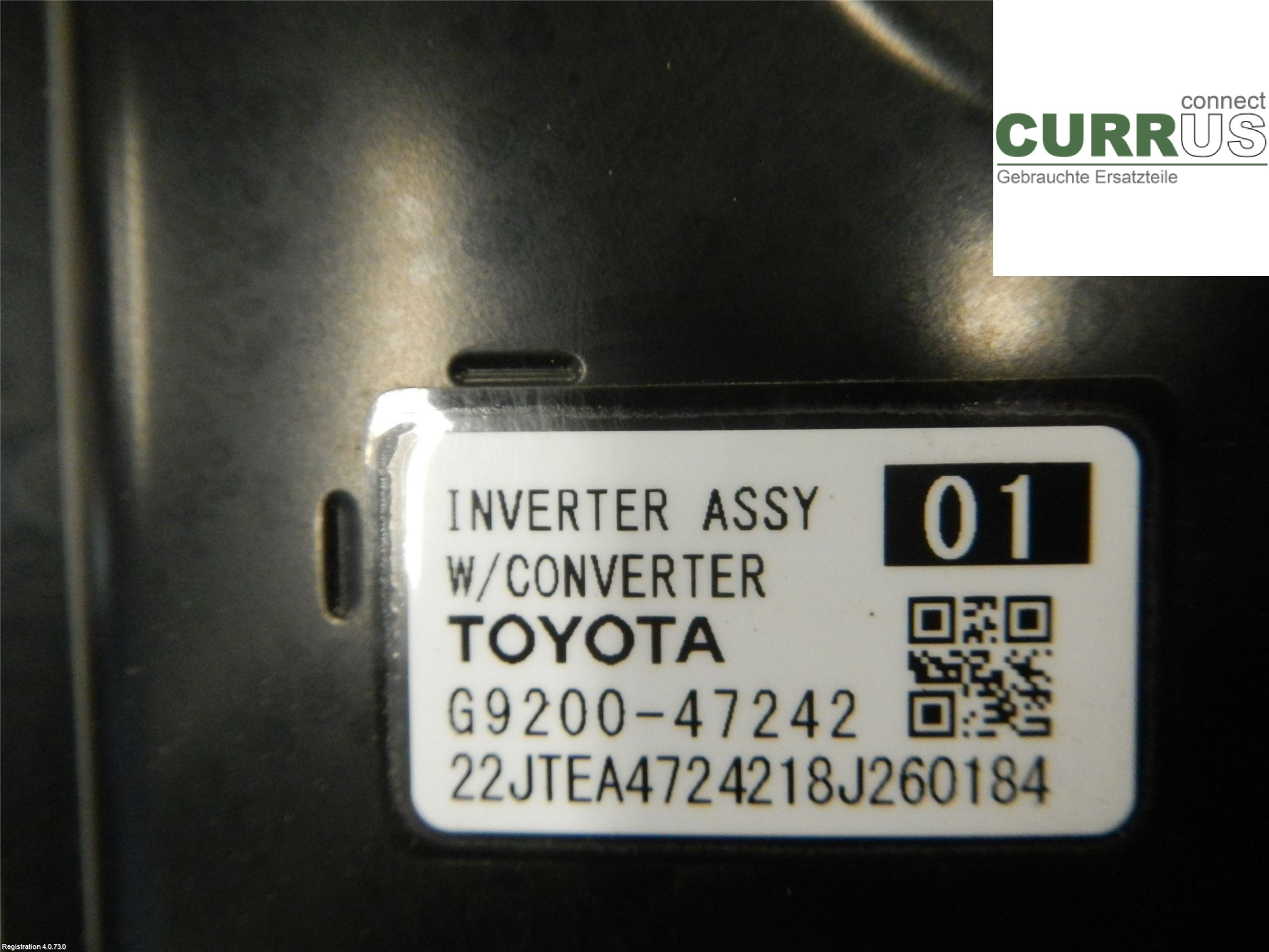 TOYOTA C-HR 16-23 Omformer / inverter - elektrisk G920049135 1.8L 2ZR-FXE