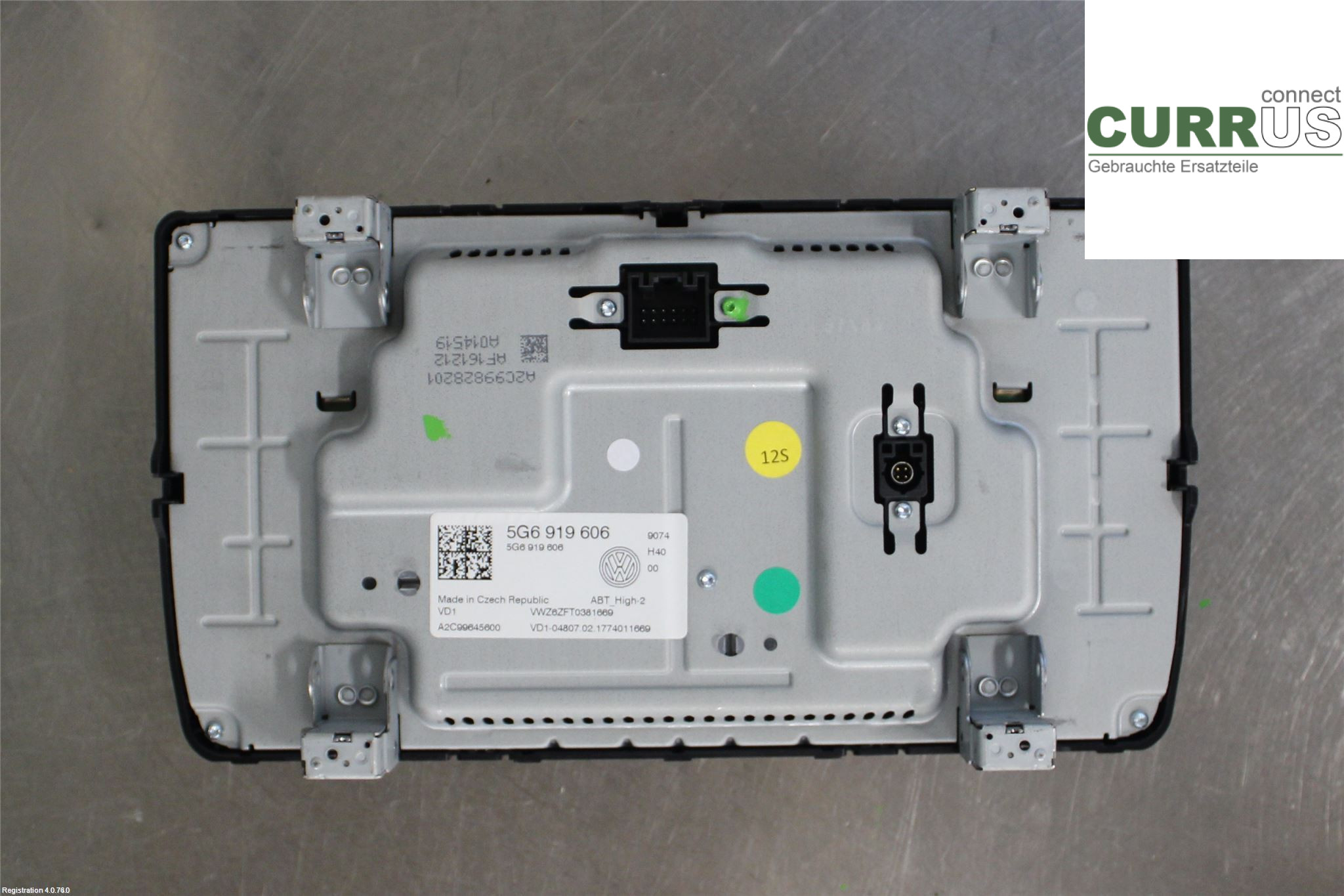 VW GOLF / E-GOLF VII   13-20 Kontrolldisplay 5G6919606 2.0L DJHA
