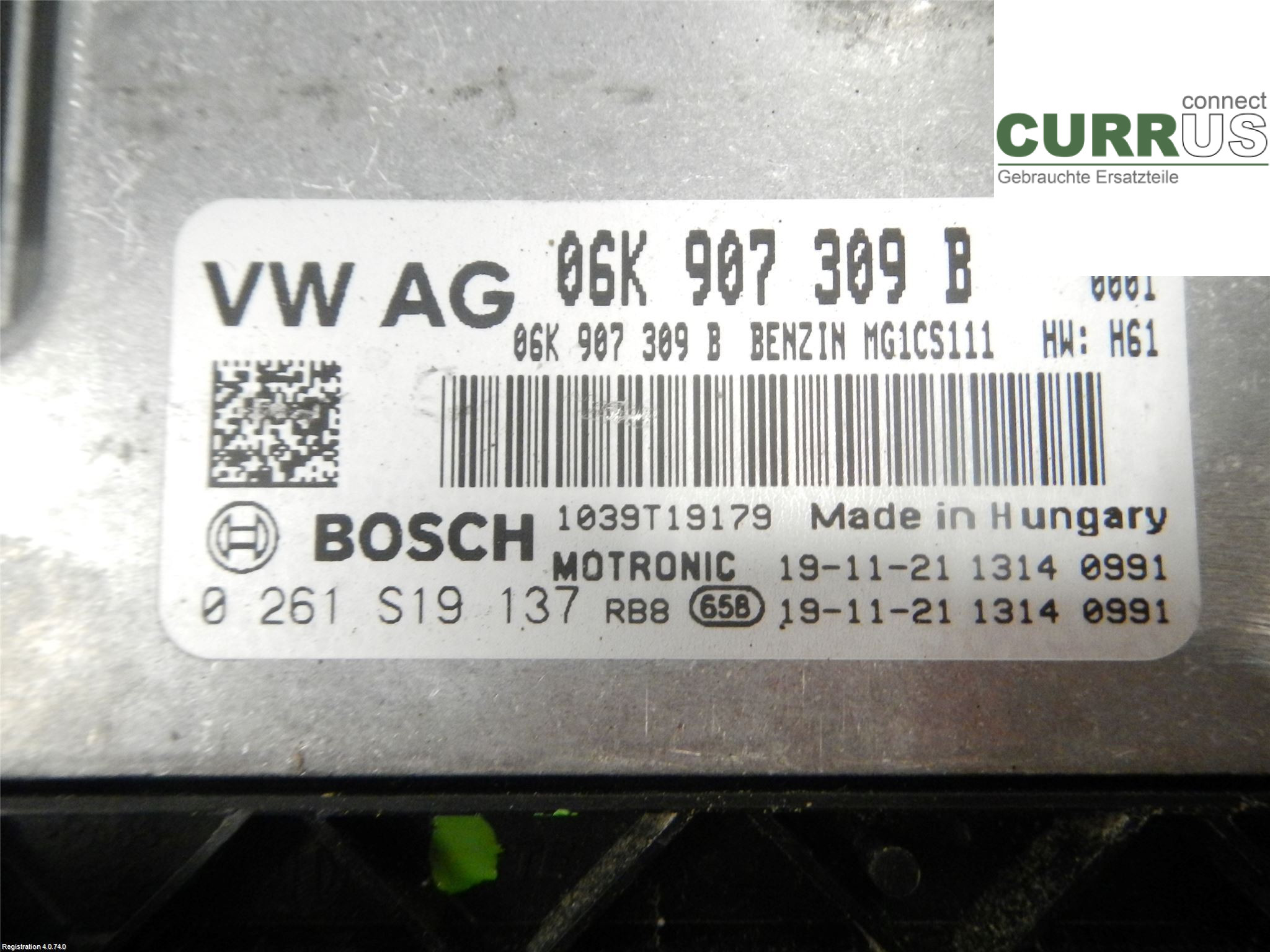 VW TIGUAN 16-24 Motorens styreenhed (ECU) 5NA907115J 2.0L DKZA
