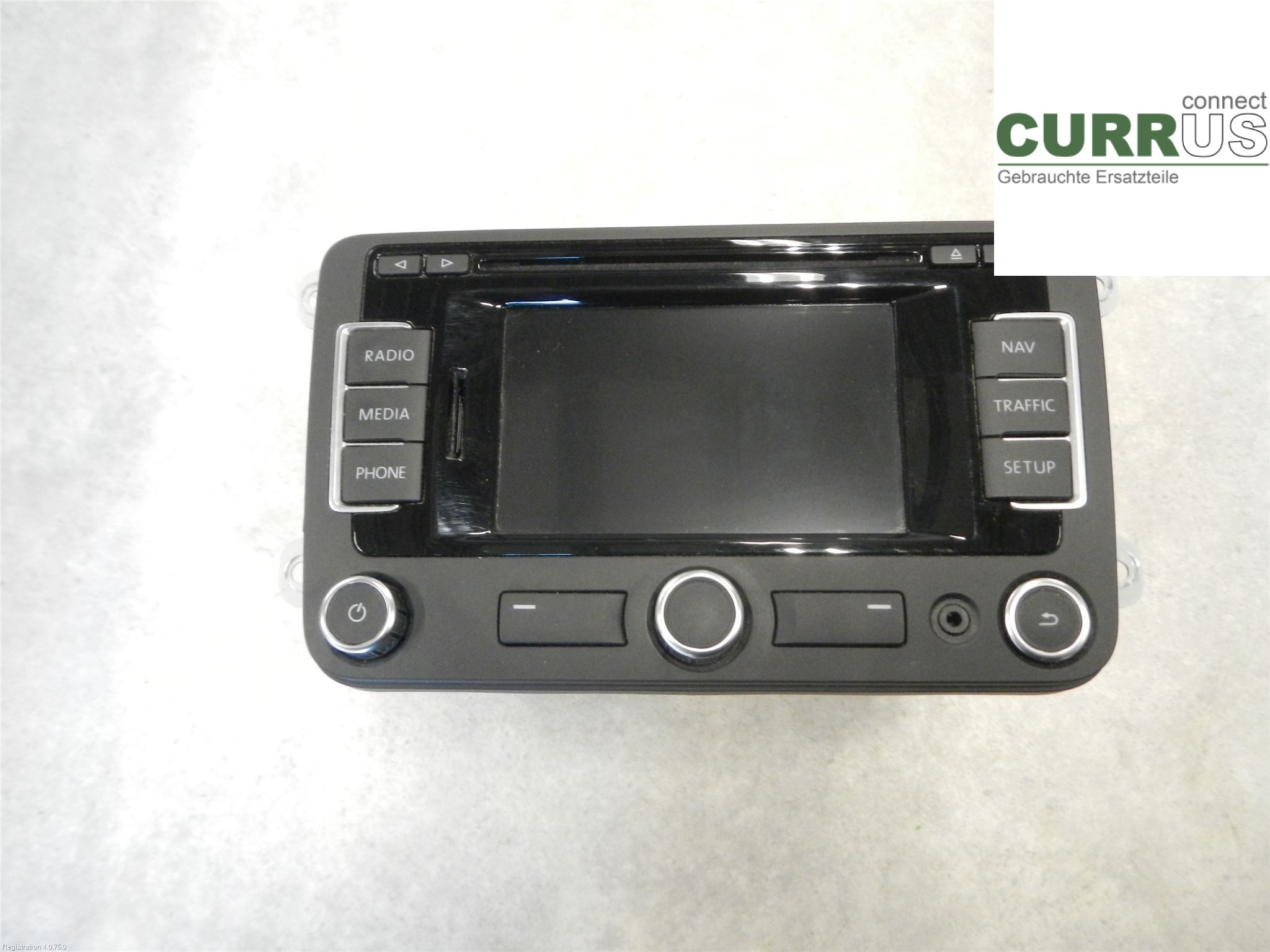 VW TIGUAN 07-16 Radio CD / Multimedia panel 3C0035279HX 2.0L CFFB