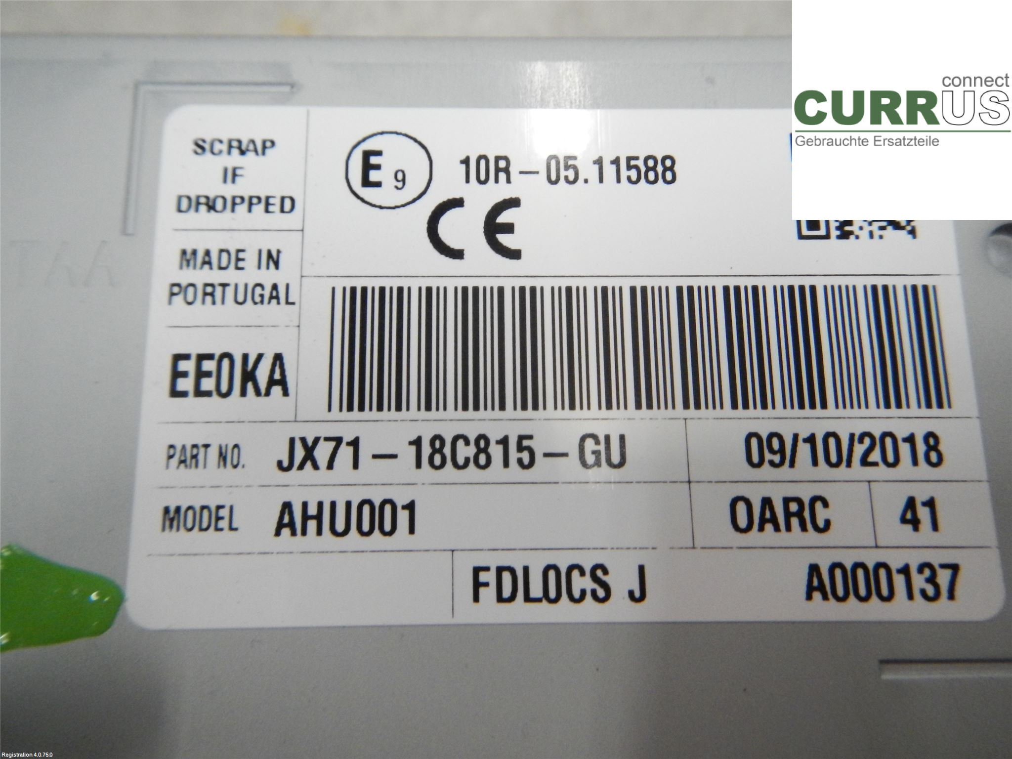 FORD FOCUS 19- Radio CD / Multimedia panel 2425998 1.0L B7DA