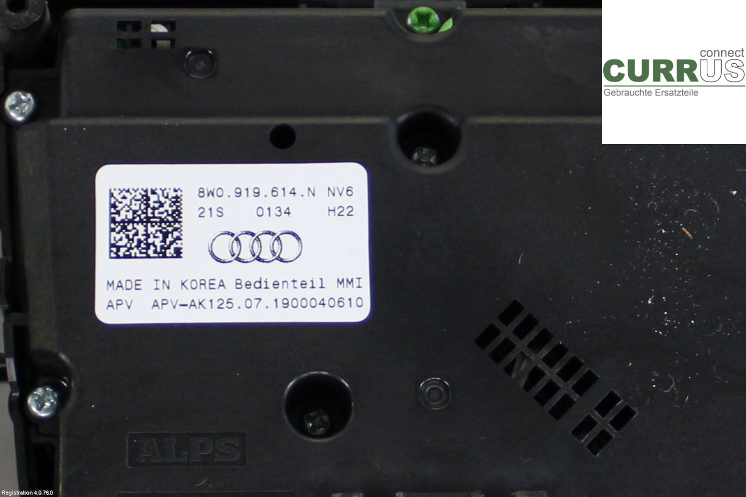 AUDI A5  17- Radio CD / Multimedia panel 8W0919614N 2.0L DKNA