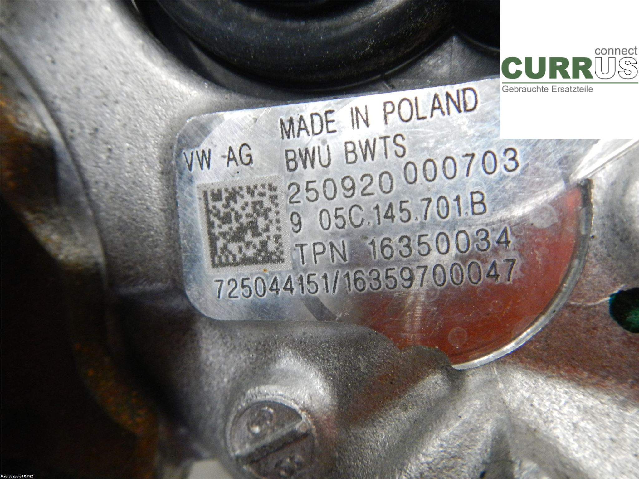 VW T-CROSS  19- Turbo charger 05C145701B 1.0L DLAC
