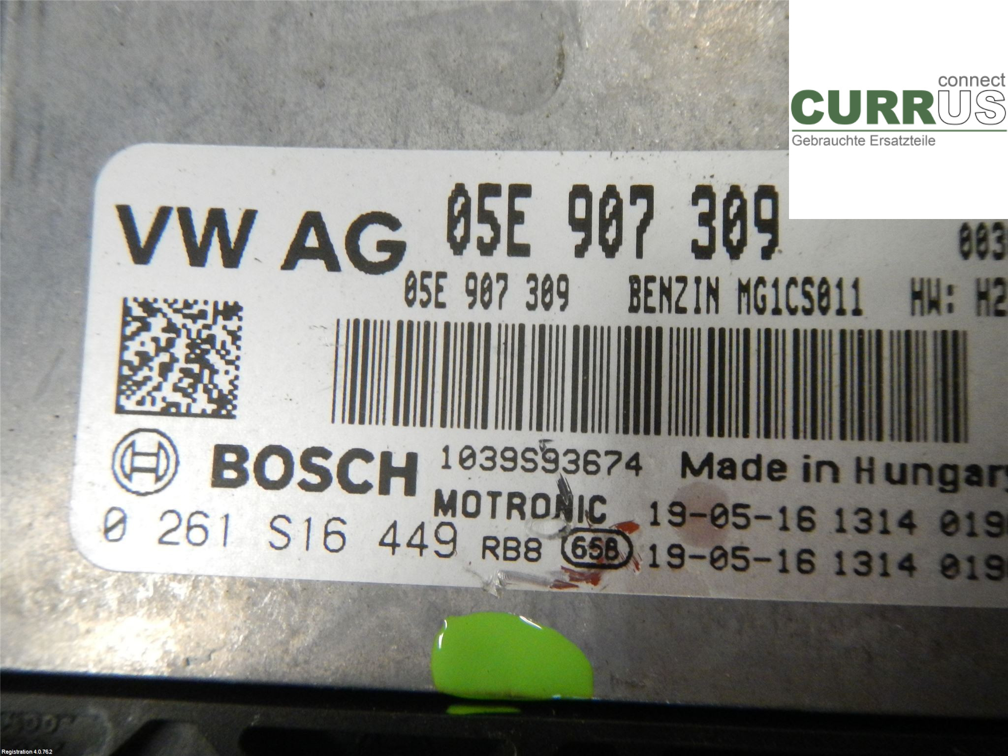 AUDI A3/S3 8V  13-20 Motorens styreenhed (ECU) 05E906018AL 1.5L DADA