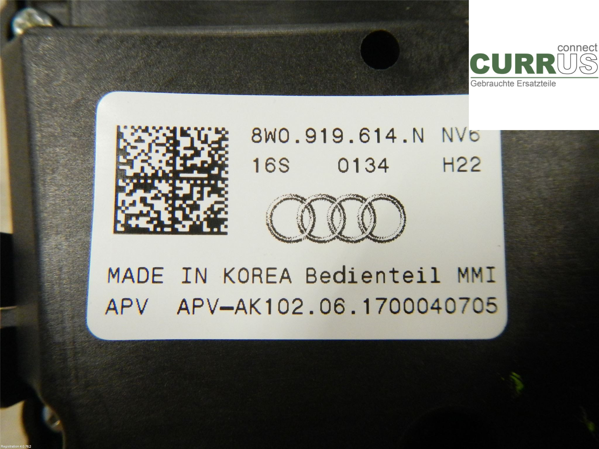 AUDI A5  17- Radio CD / Multimedia panel 8W0919614N 2.0L CVKB