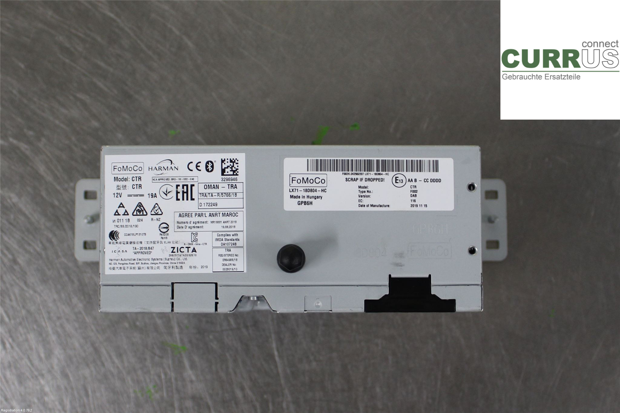 FORD FOCUS 19- Radio CD /Multimediapanel 2499824 1.0L B7DA