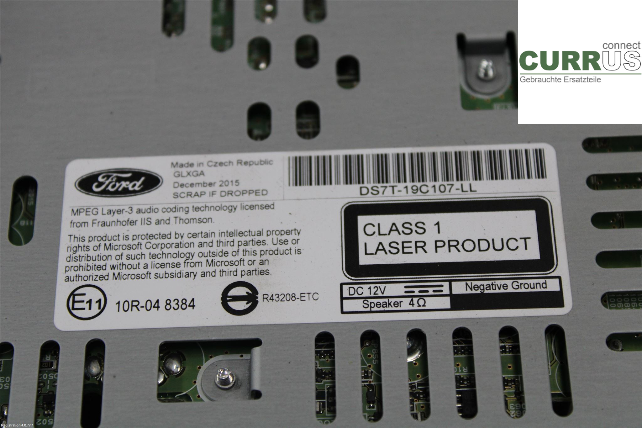 FORD MONDEO    15- Radio CD / Multimedia panel 2360232 2.0L T8CC
