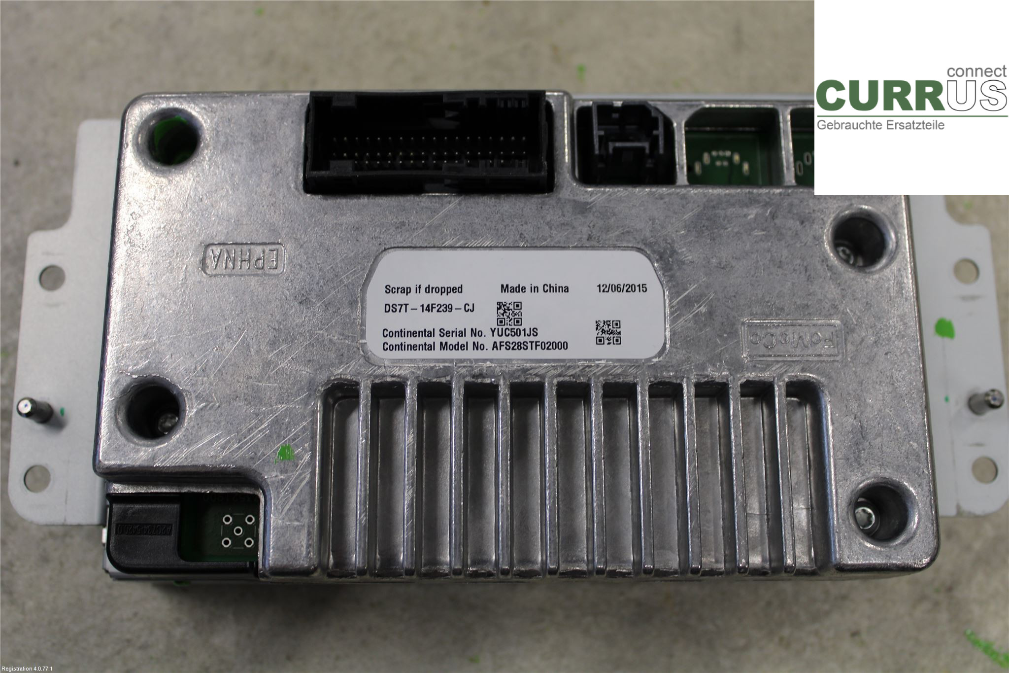 FORD MONDEO    15- Radio CD / Multimedia panel 5308885 2.0L T8CC