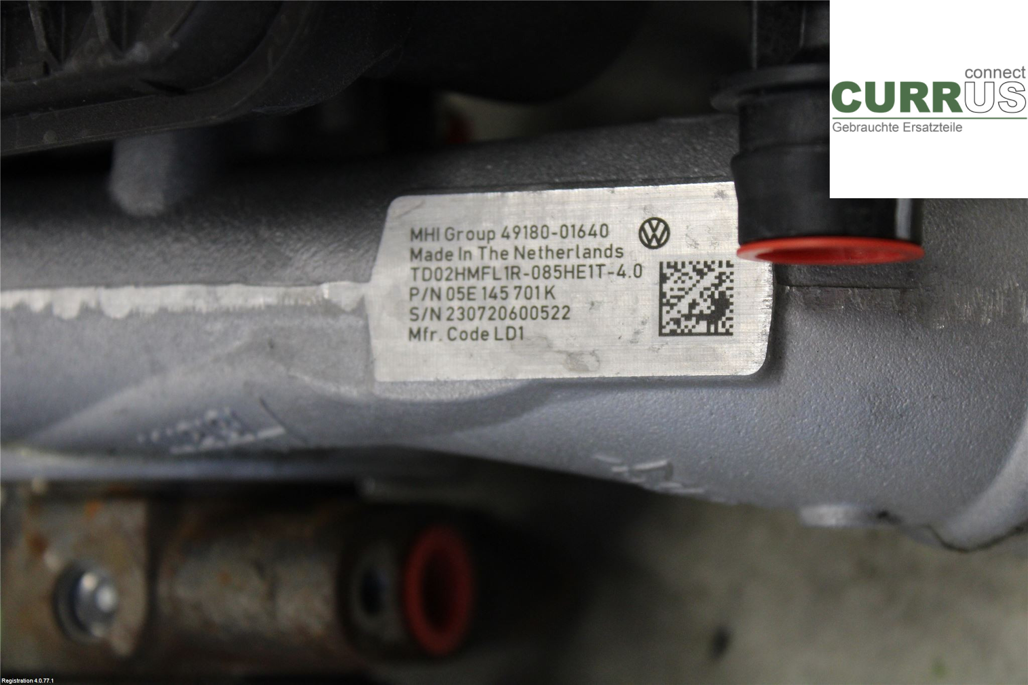 AUDI A3/S3 8Y  21- Turbo charger 05E 145 701 K  1.5L DPCA