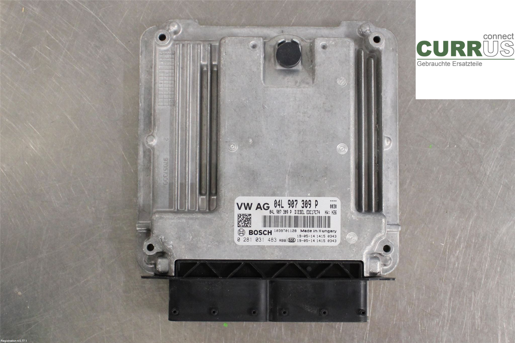 SKODA KAROQ 18- Motorsteuergerät (ECU) 04L 906 026 TC 2.0L DFFA
