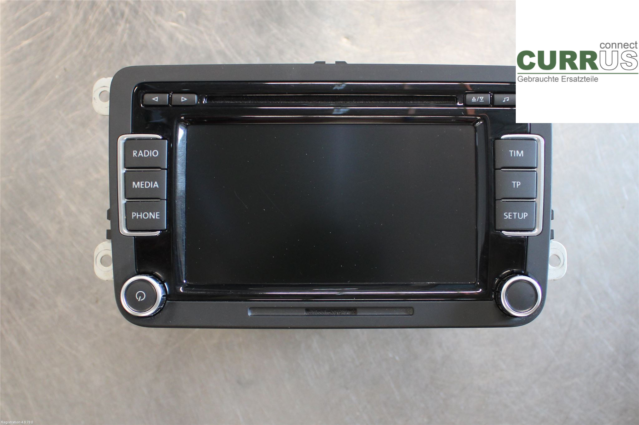 VW PASSAT  11-14 Radio-CD-/Multimedia-Panel 3C8 057 190 CX 1.4L CKMA