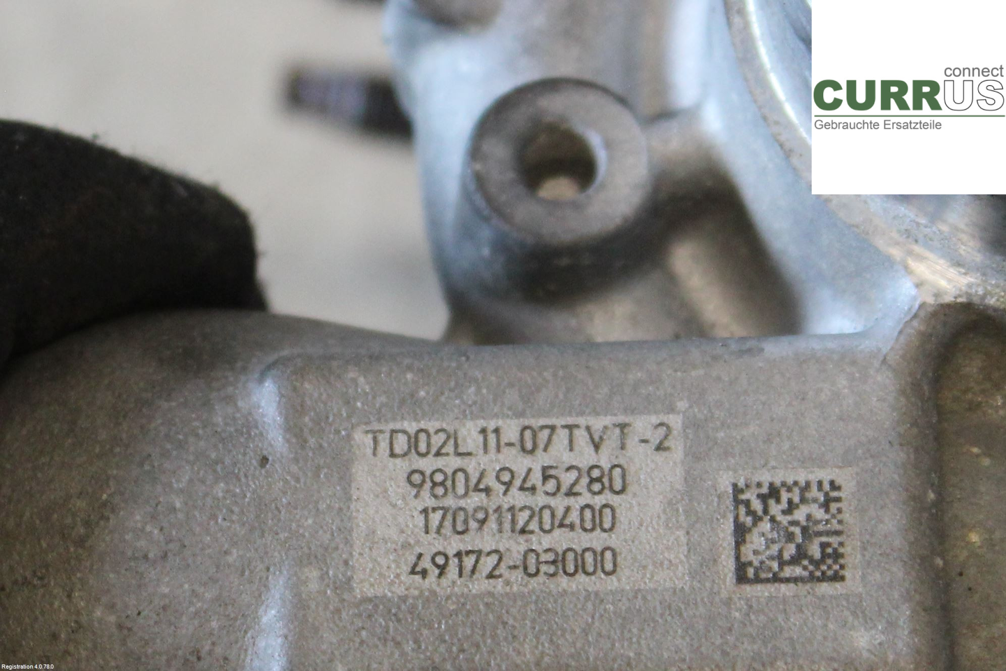 CITROEN BERLINGO  08-18 Turbo charger 16 111 391 80 1.6L BHY