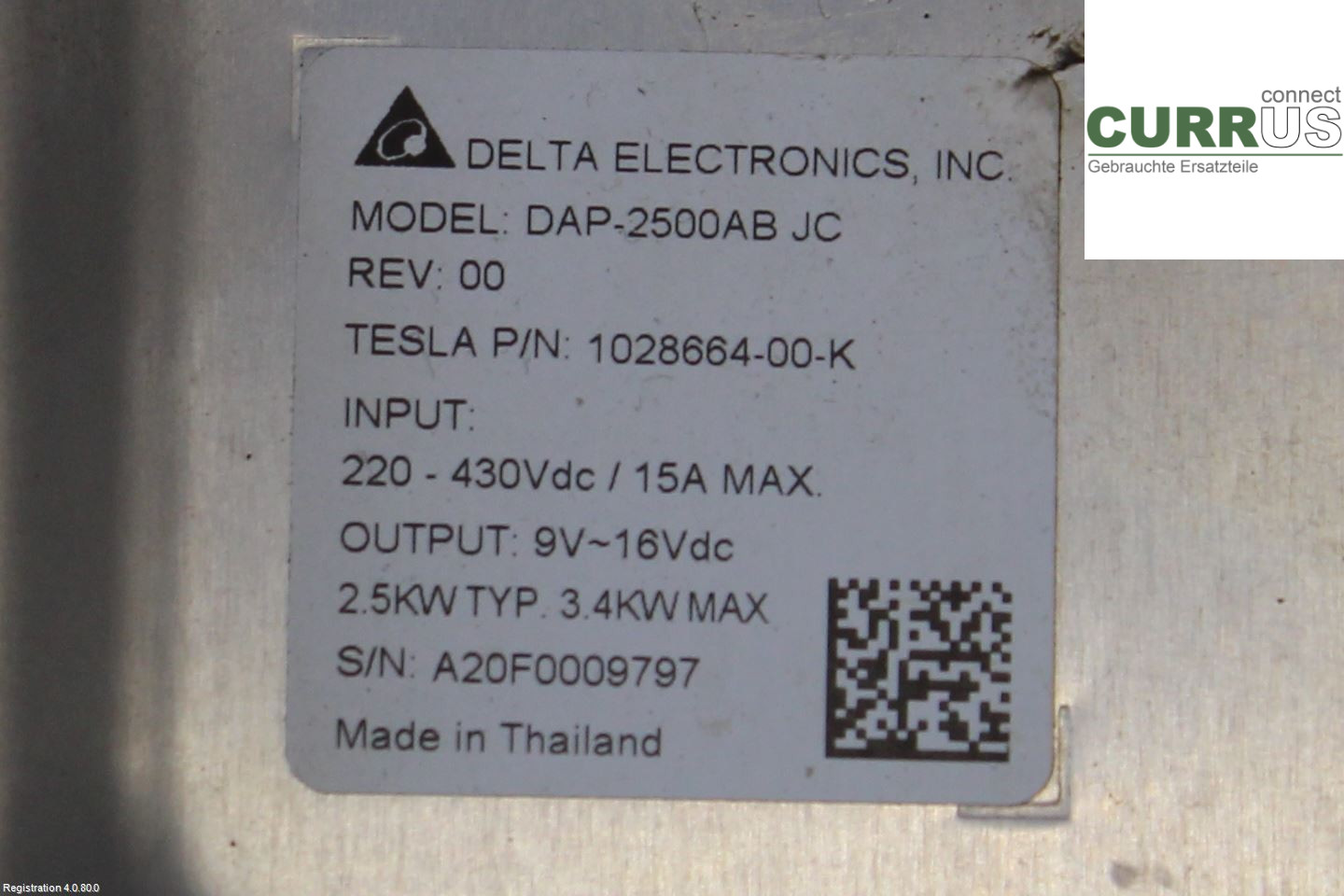 TESLA MODEL S 13- Power distribution controller 102866400K L2S