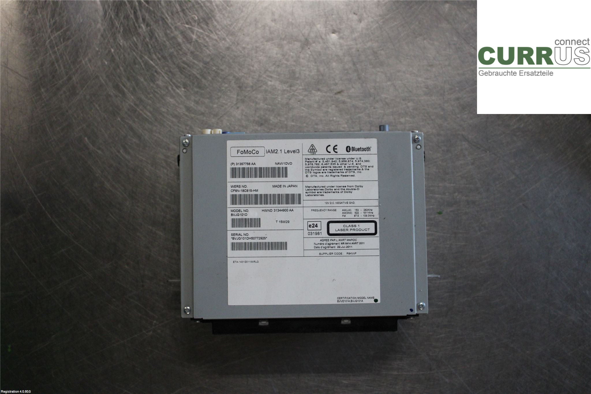 LANDROVER R.ROVER SPORT 14-22 Radio CD / Multimedia panel LR087426 3.0L 306DT