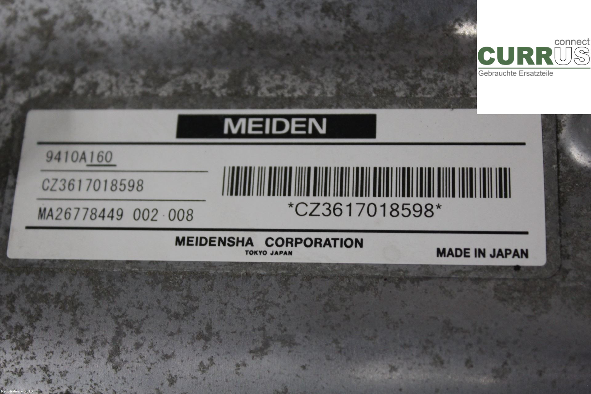 MITSUBISHI OUTLANDER 13- Controller til strømfordeling 9410A164 2.4L 4B12