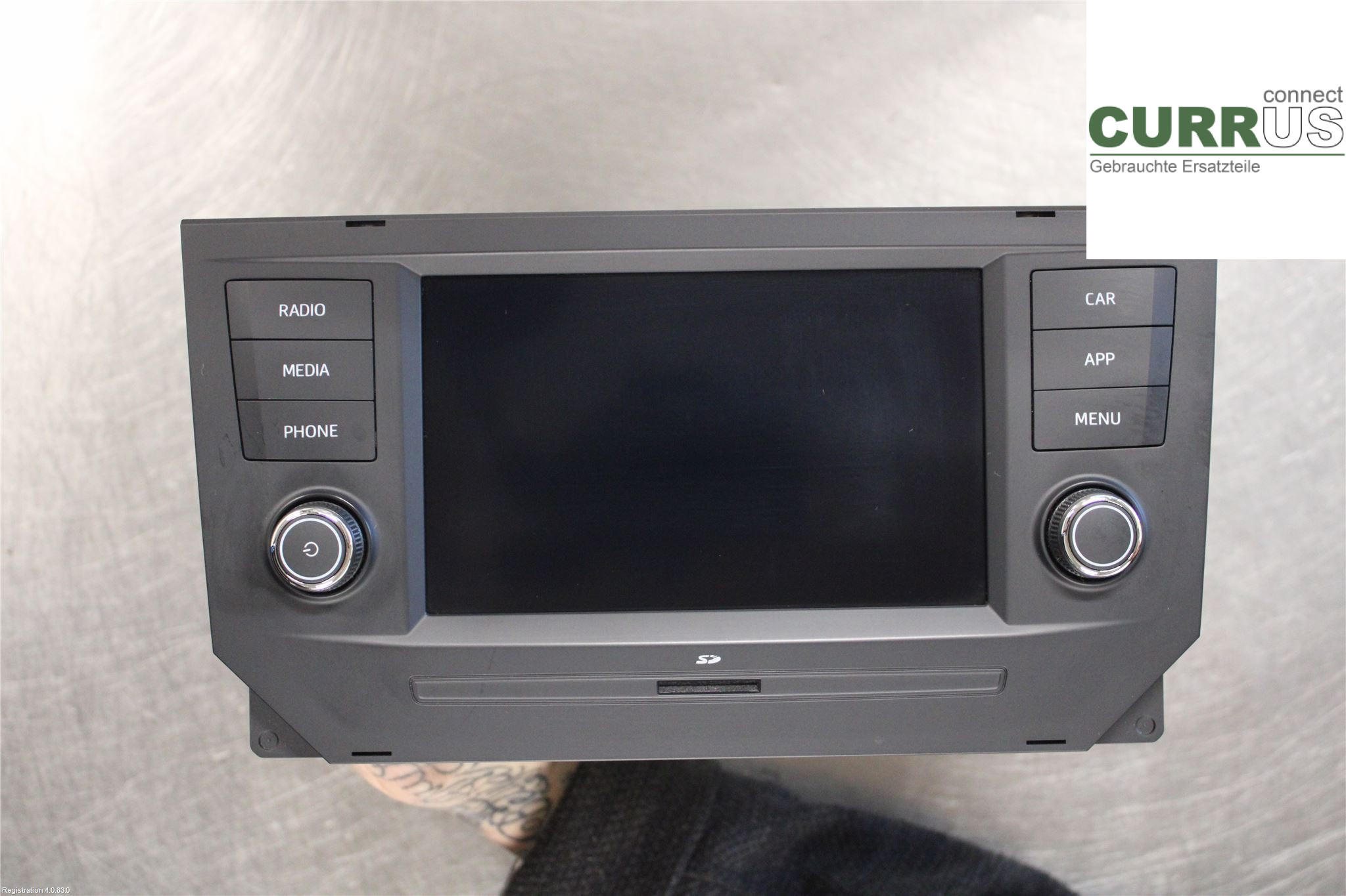 SEAT ARONA Radio CD / panel multimedialny 6F0 035 871 C  2ZZ 1.0L DKRF