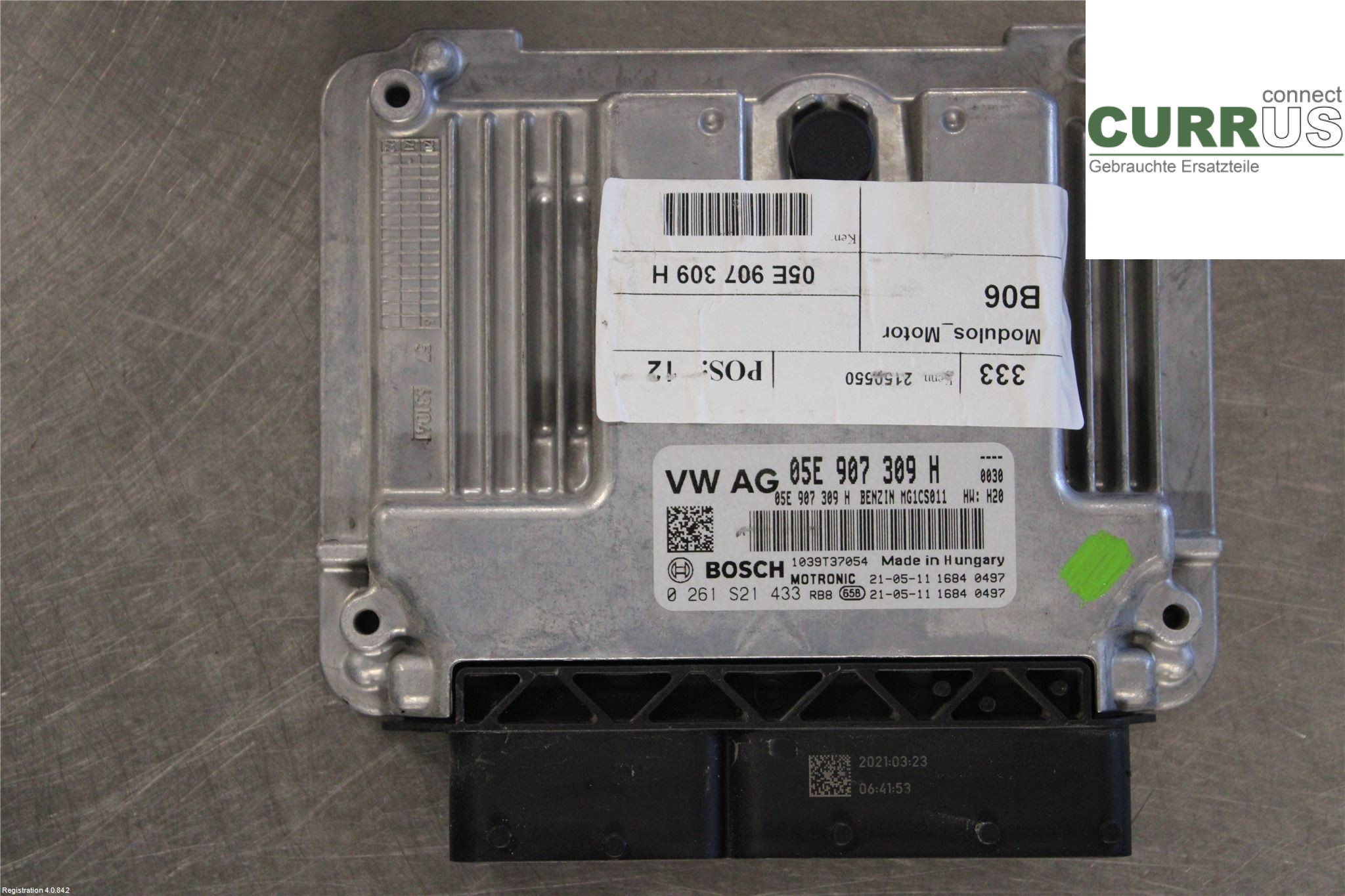 VW T-ROC  18- Engine Control Unit (ECU) 05E 906 018 CK 1.5L DPCA