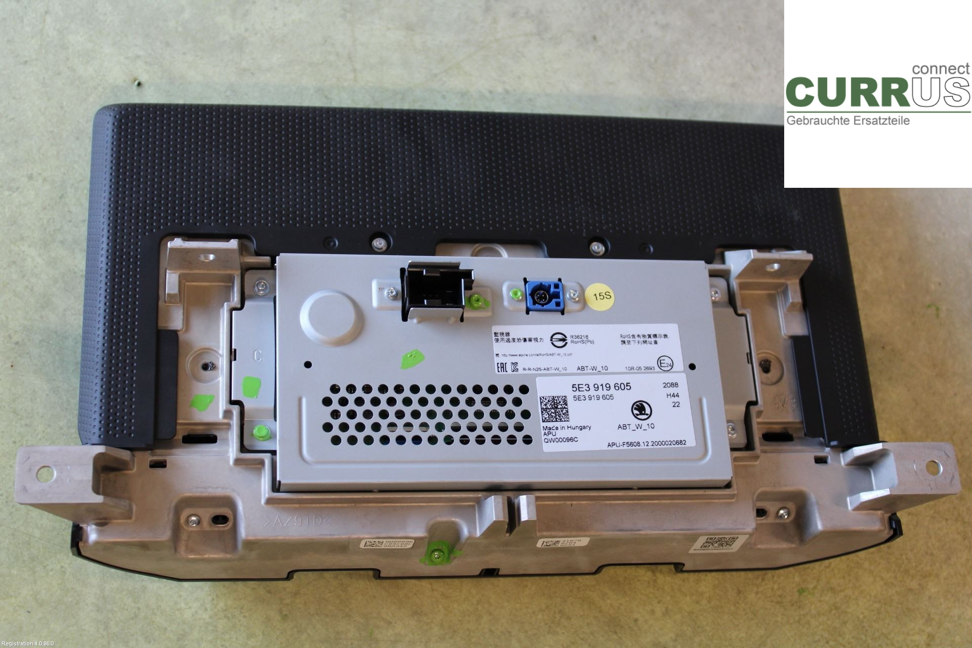 SKODA OCTAVIA 20- car-part-types.display 5E3 919 605    CZH 1.4L DGEA