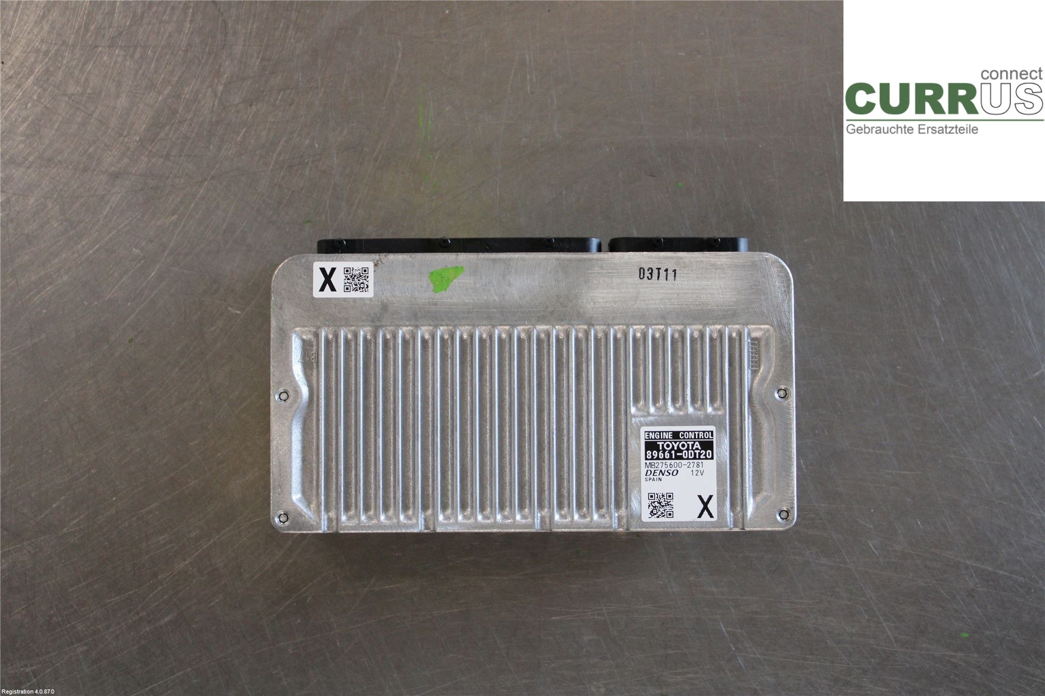 TOYOTA YARIS 15-20 Engine Control Unit (ECU) 896610DT20 1.5L 1NZ-FXE