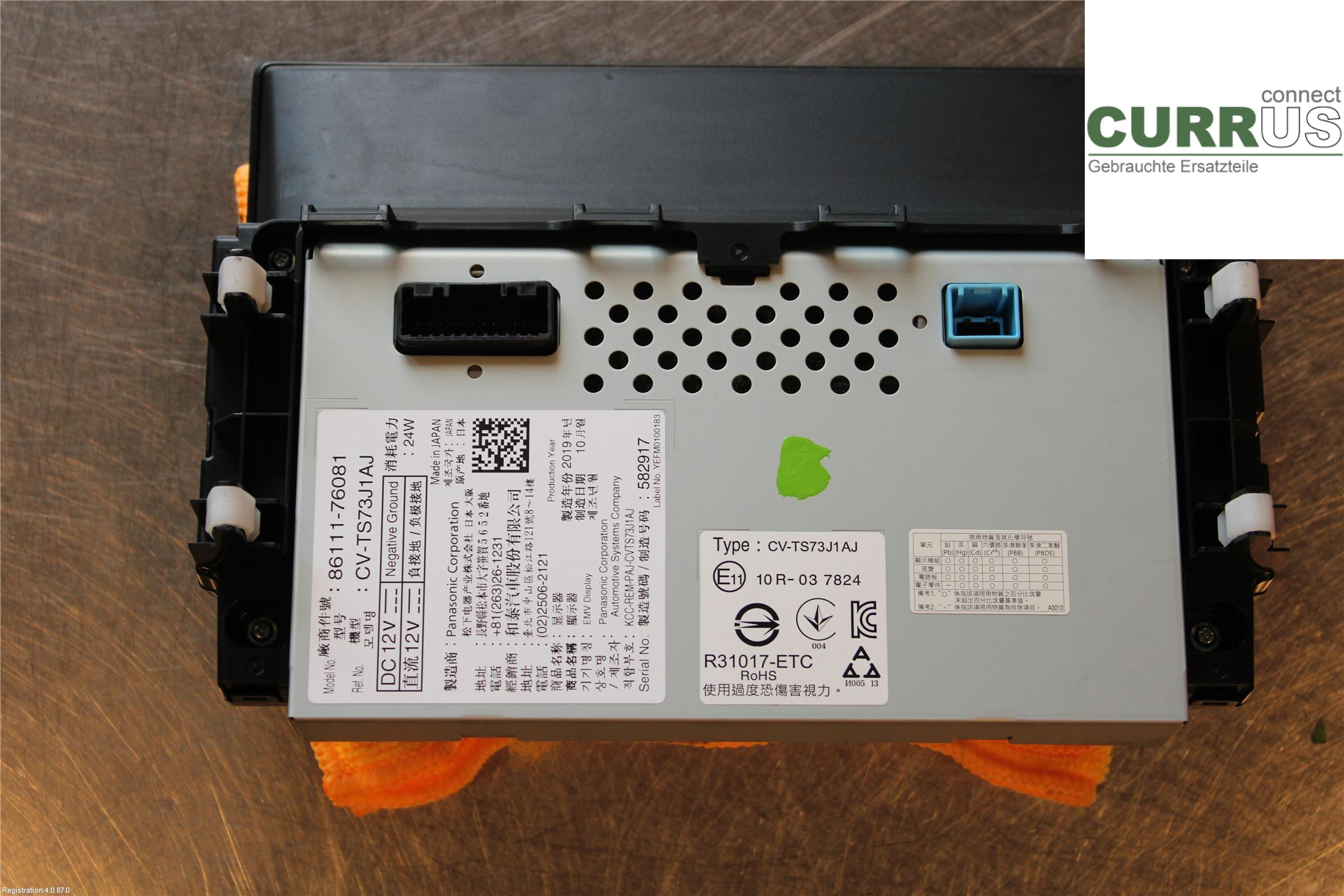 LEXUS CT 200h Radio CD / Multimedia panel 8611176081 1.8L 2ZR-FXE