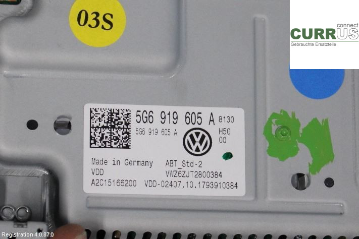 VW TIGUAN 16-24 car-part-types.display 5NN 919 605 A CZEA