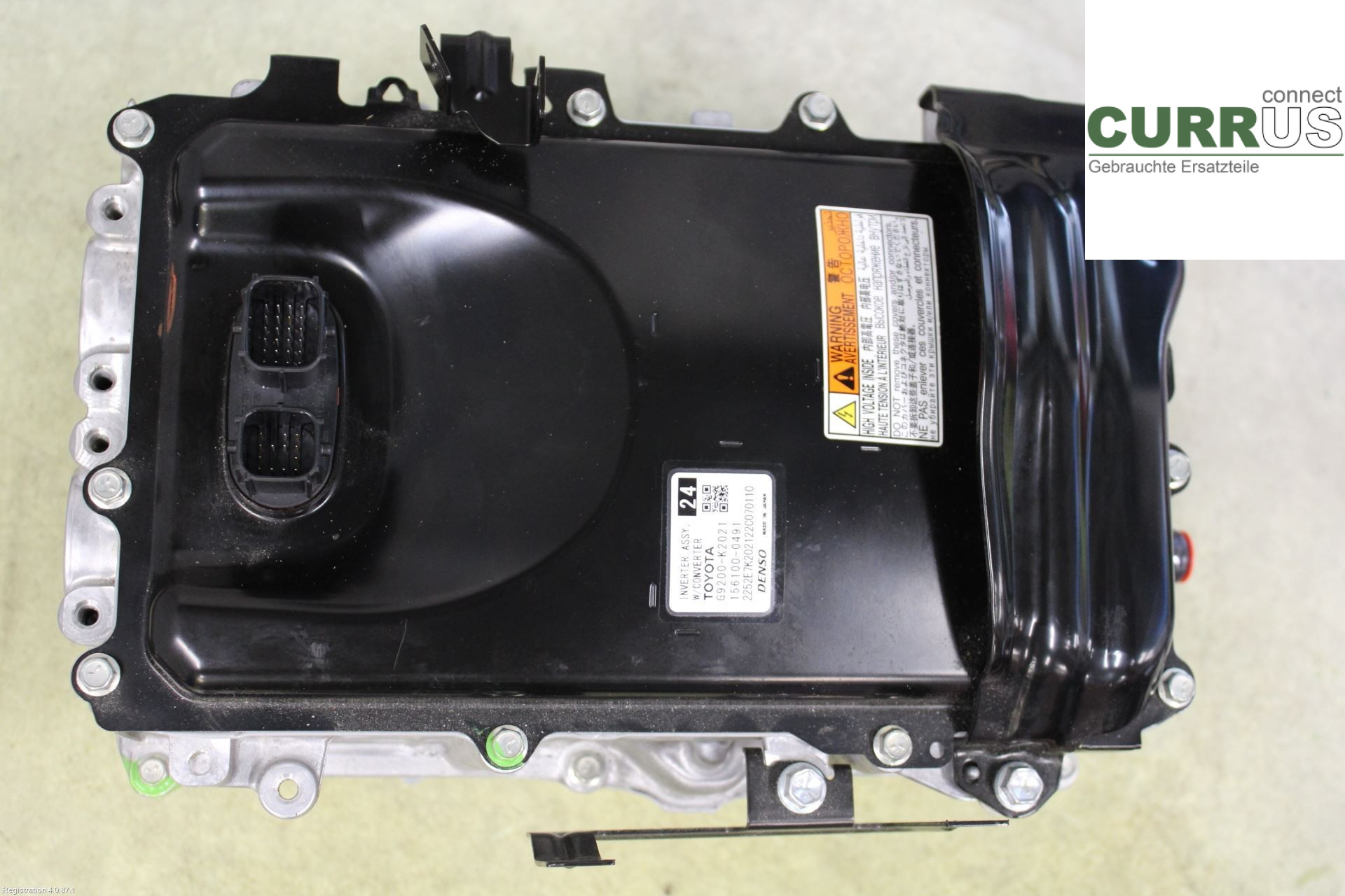 TOYOTA YARIS CROSS 21- Omformer / inverter - elektrisk G92A0K2021 1.5L 1NZ-FXE