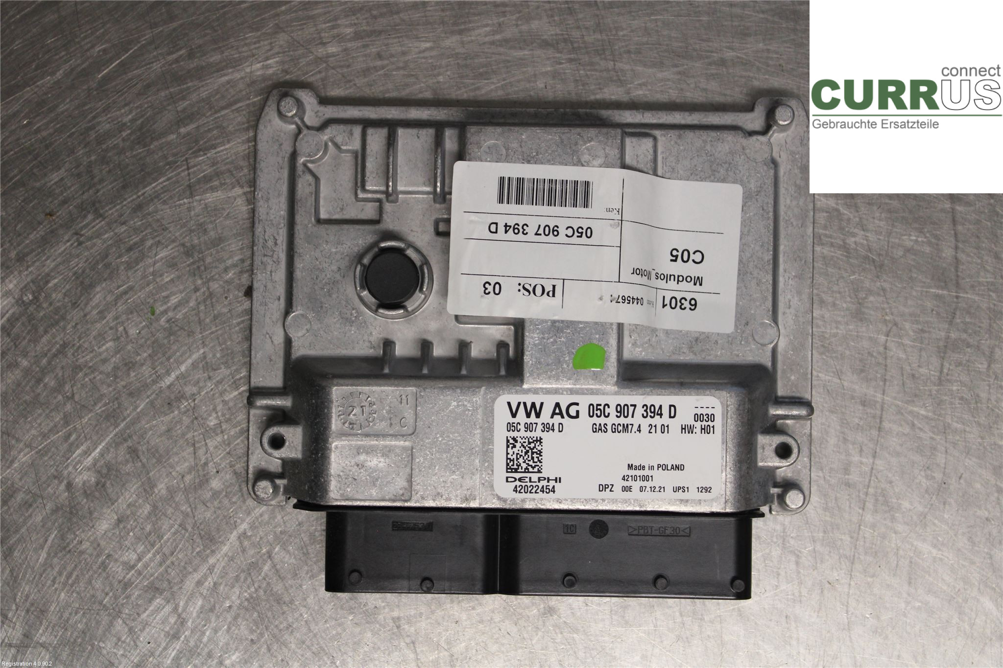 VW T-ROC  18- Engine Control Unit (ECU) 05C 906 032 Q  2GA DLAA