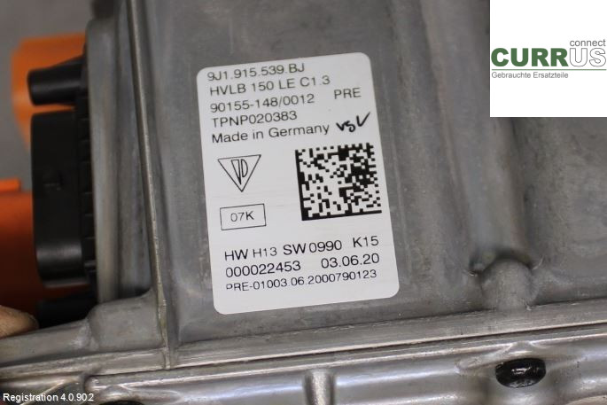 PORSCHE TAYCAN 20- Power distribution controller 9J1915539CN EBE