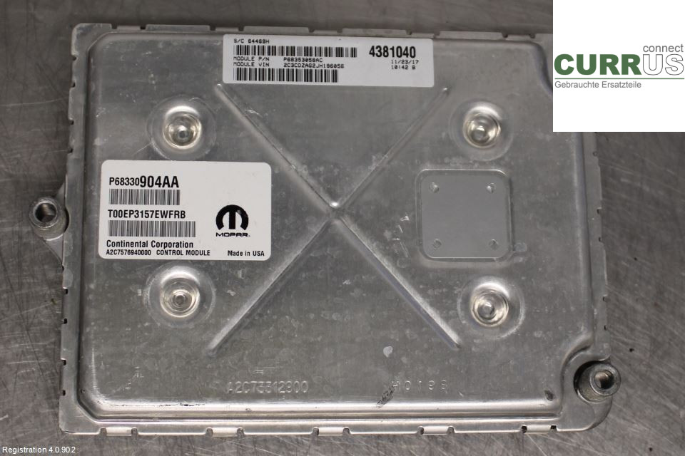 DODGE Engine Control Unit (ECU) 68330904AA 3.6L RTN