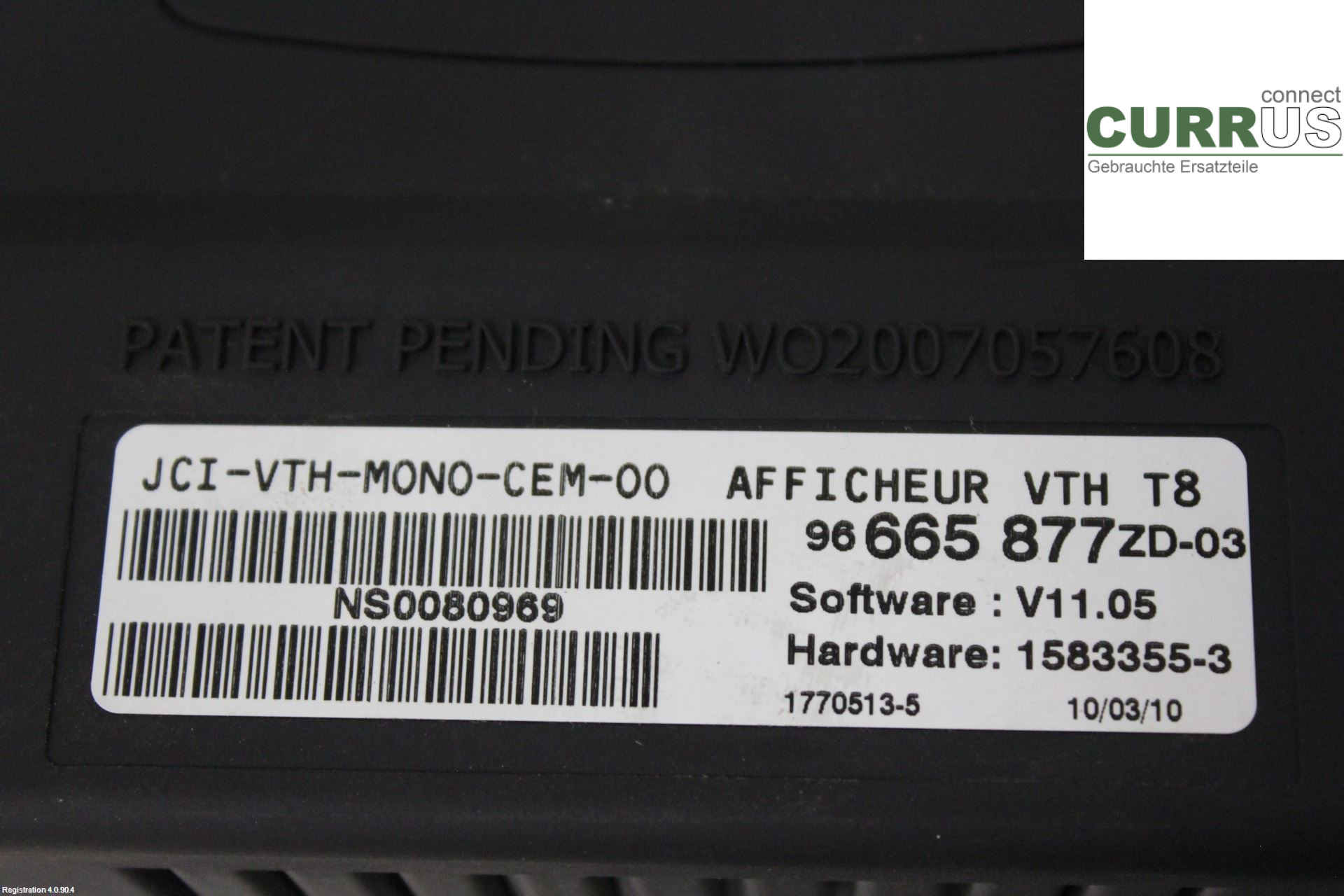 PEUGEOT 3008  09-16 car-part-types.display  1.6 9HZ