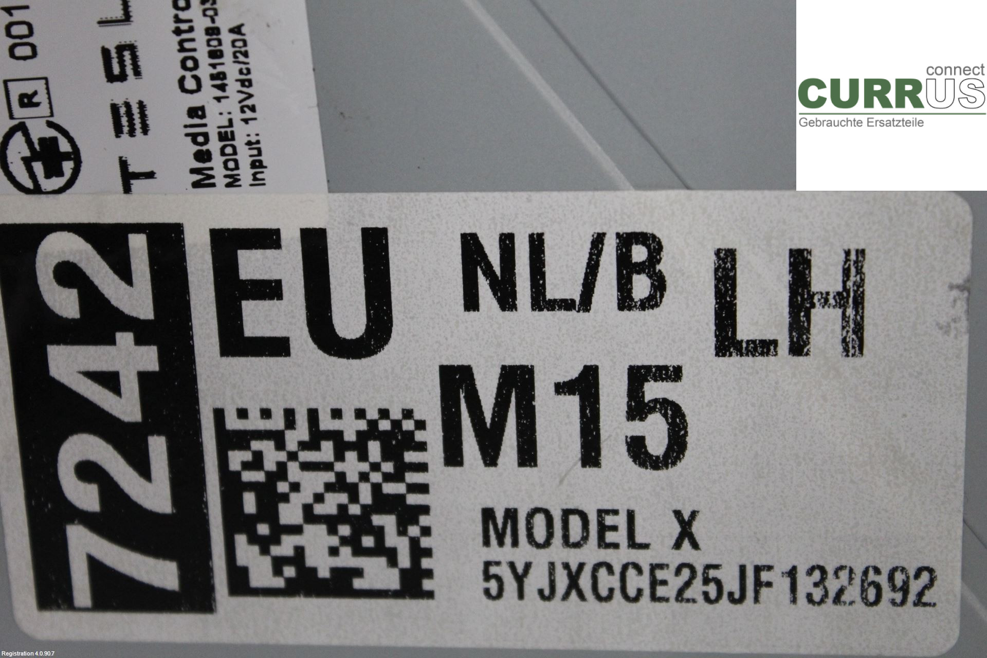 TESLA MODEL X 16- Radio CD / Multimedia panel 1451809S3J L2S