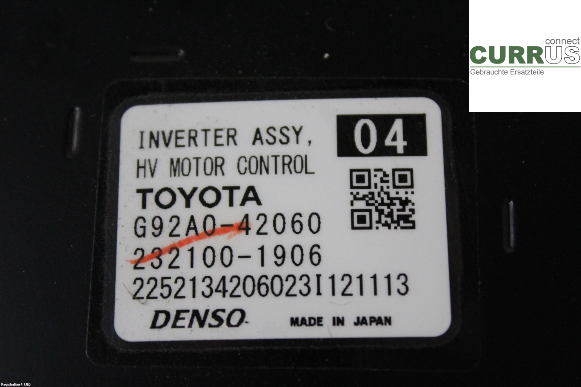 TOYOTA RAV4  19- Stromverteilungsmodul G92A042072 A25A-FXS