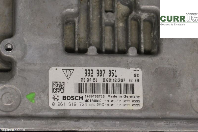PORSCHE 911 64- Unité de contrôle moteur (ECU) 992907051 MDK.KA