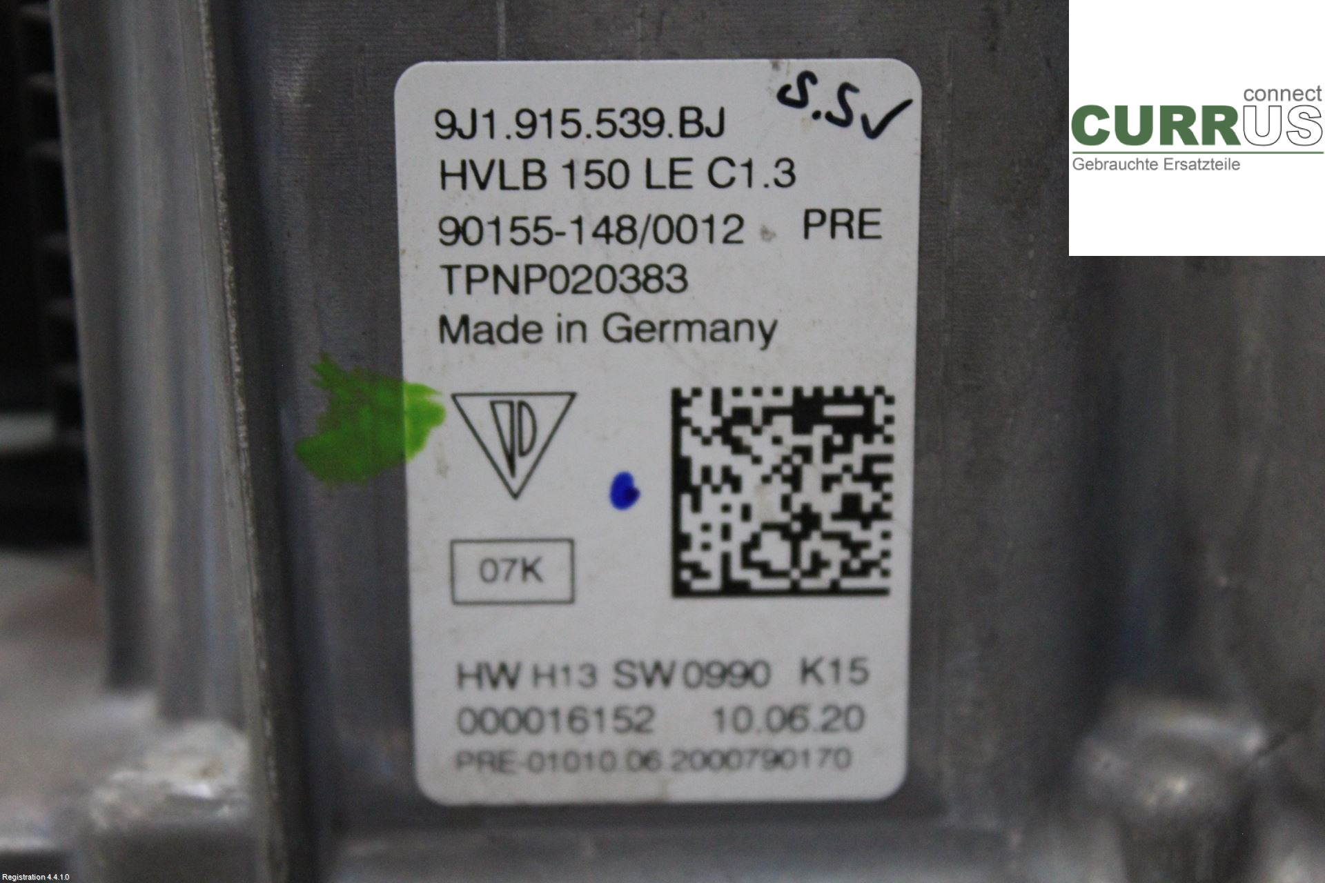 PORSCHE TAYCAN 20- Power distribution controller 9J1915539CN EBE