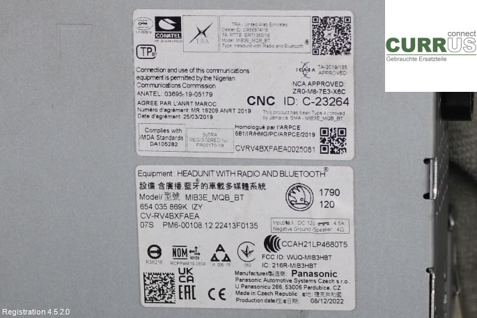 SKODA SCALA  19- car-part-types.display 654035869KIZY DLAA