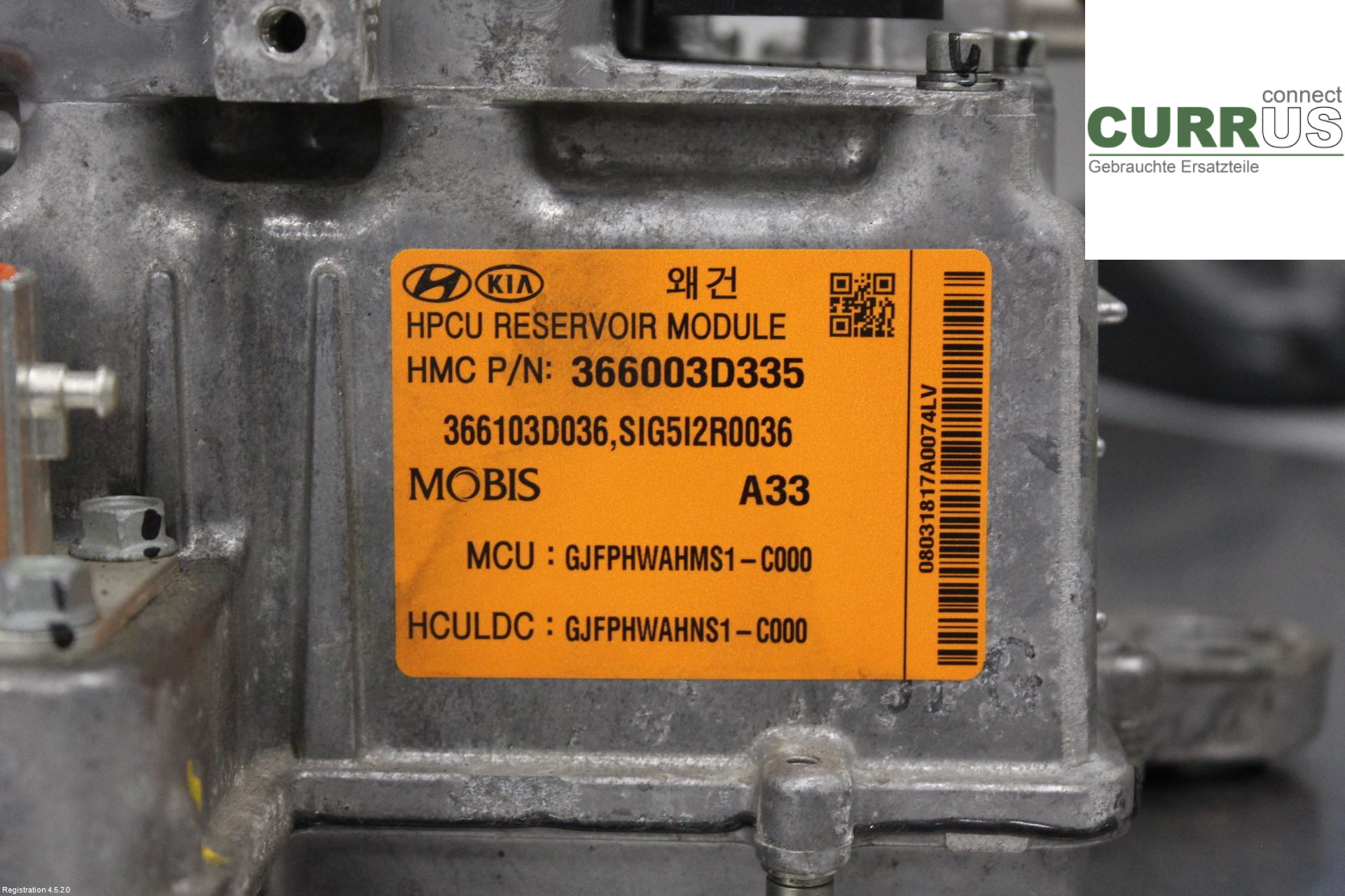 KIA OPTIMA  16-20 Power distribution controller 366003D335 G4NG