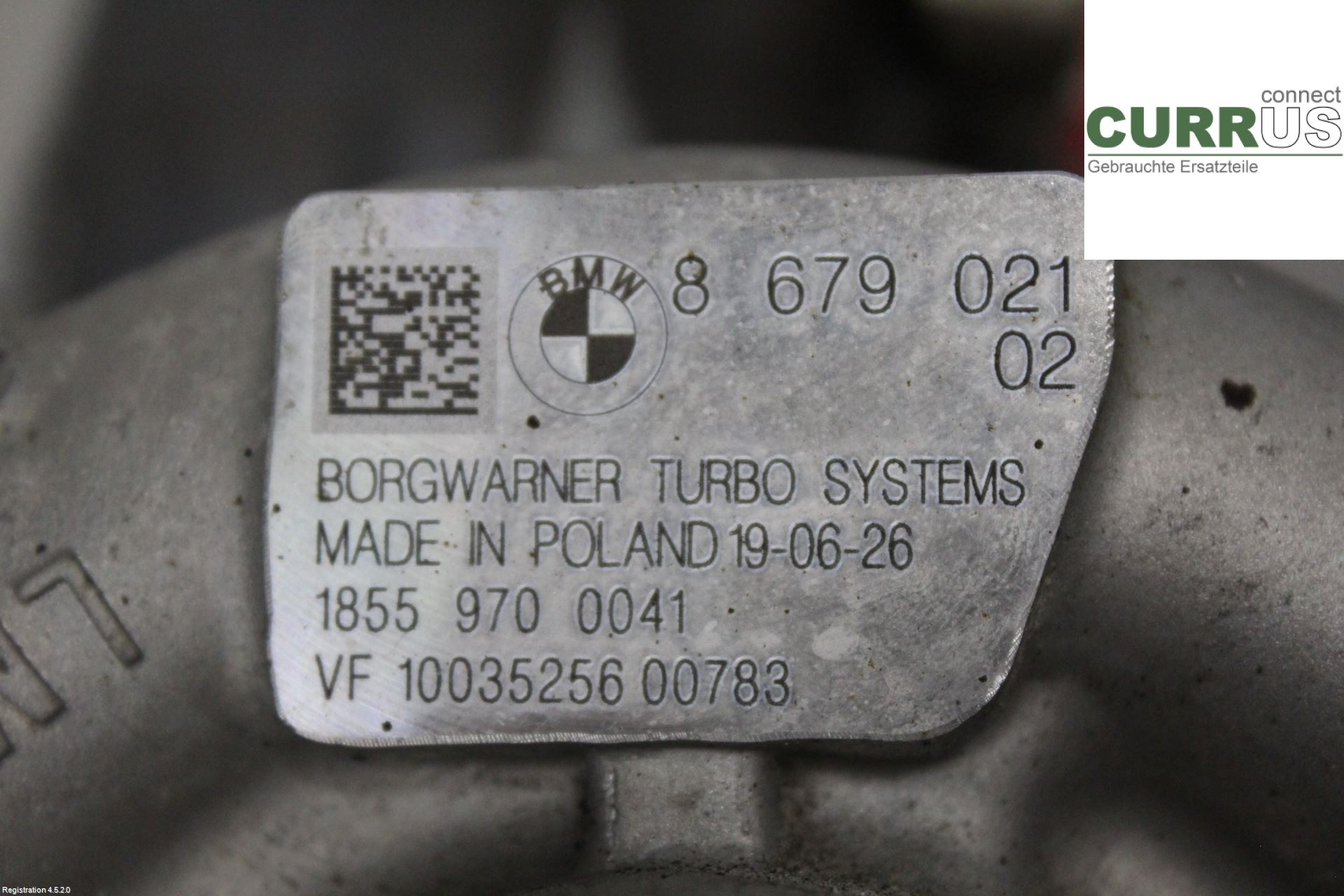BMW 5 G30/G31/f90  17-23 Turbo charger 11657934386 B58-B30A