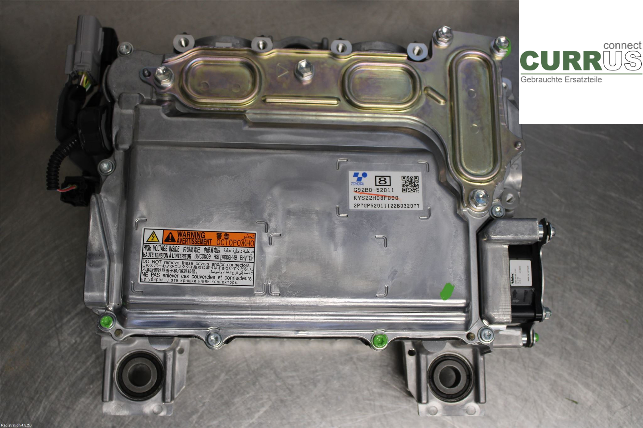 TOYOTA YARIS CROSS 21- Converter / inverter - electric G92B052011